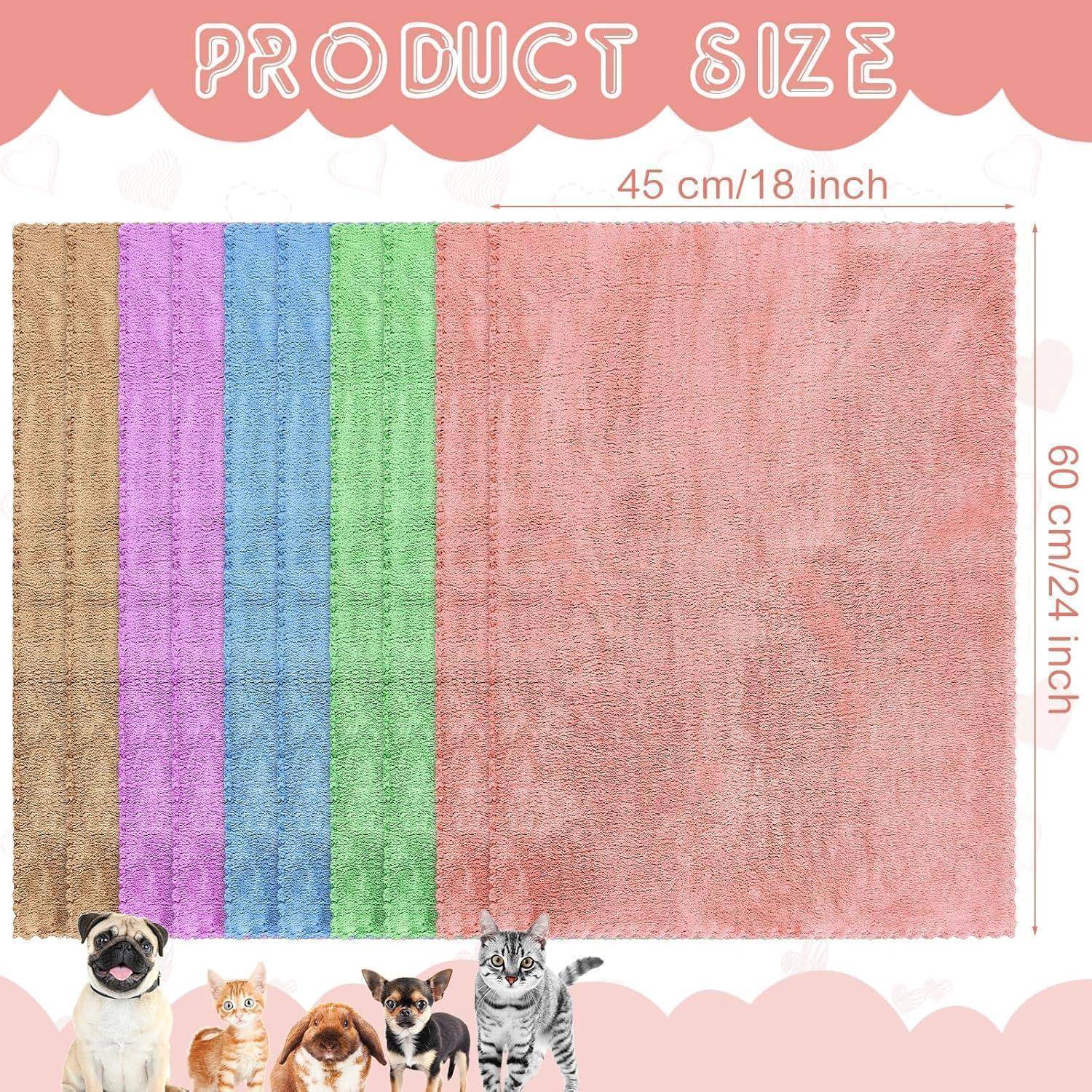 10 Stück Wasserdichte Meerschweinchen Decken 18 x 24 Zoll Mehrfarbig