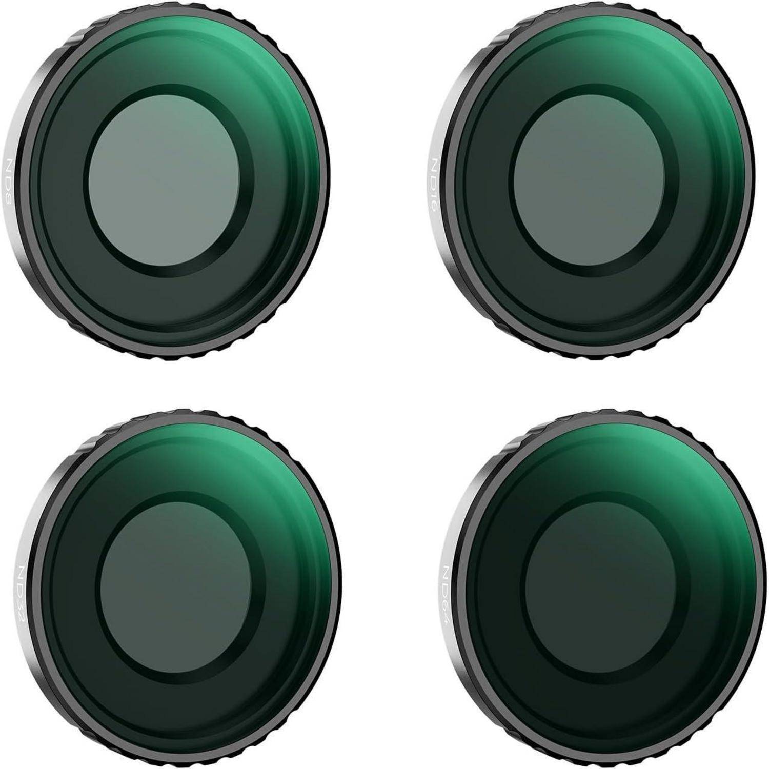 ND Filterset 4er Pack ND8 ND16 ND32 ND64 für DJI Osmo Action 4