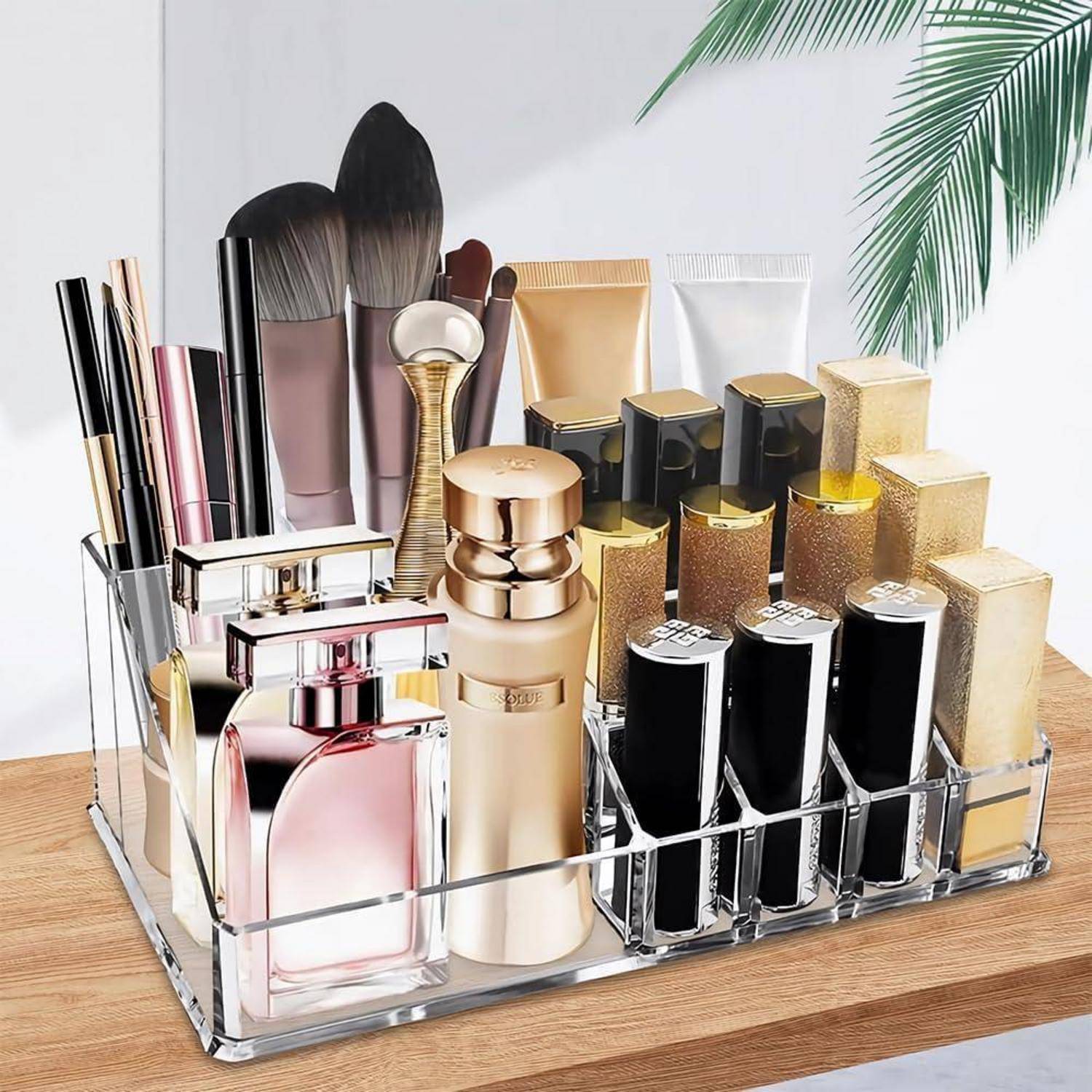 Kosmetik Organizer Acryl Lippenstiftständer 16 Fächer Badezimmer
