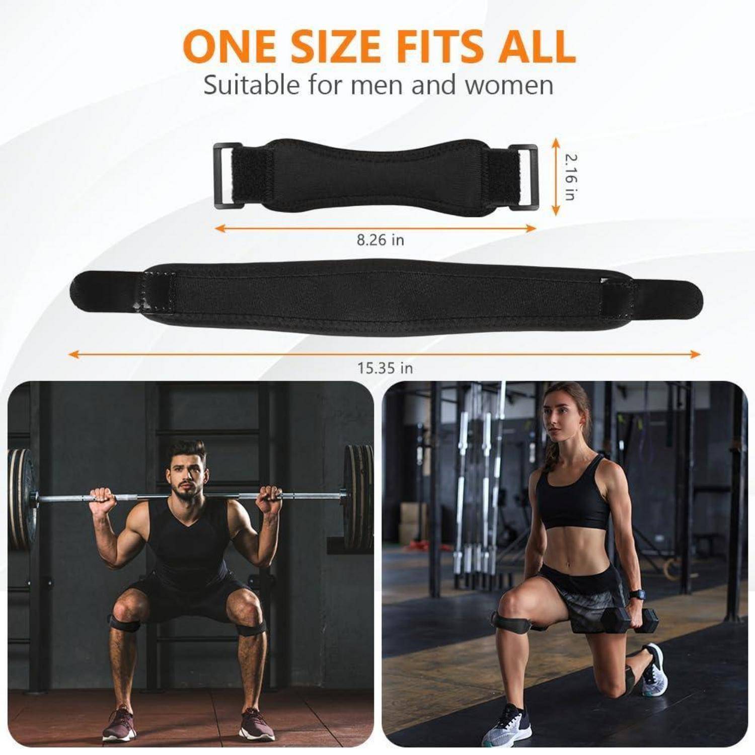 Patella Tendon Knee Strap 2er Set Schmerzlinderung
