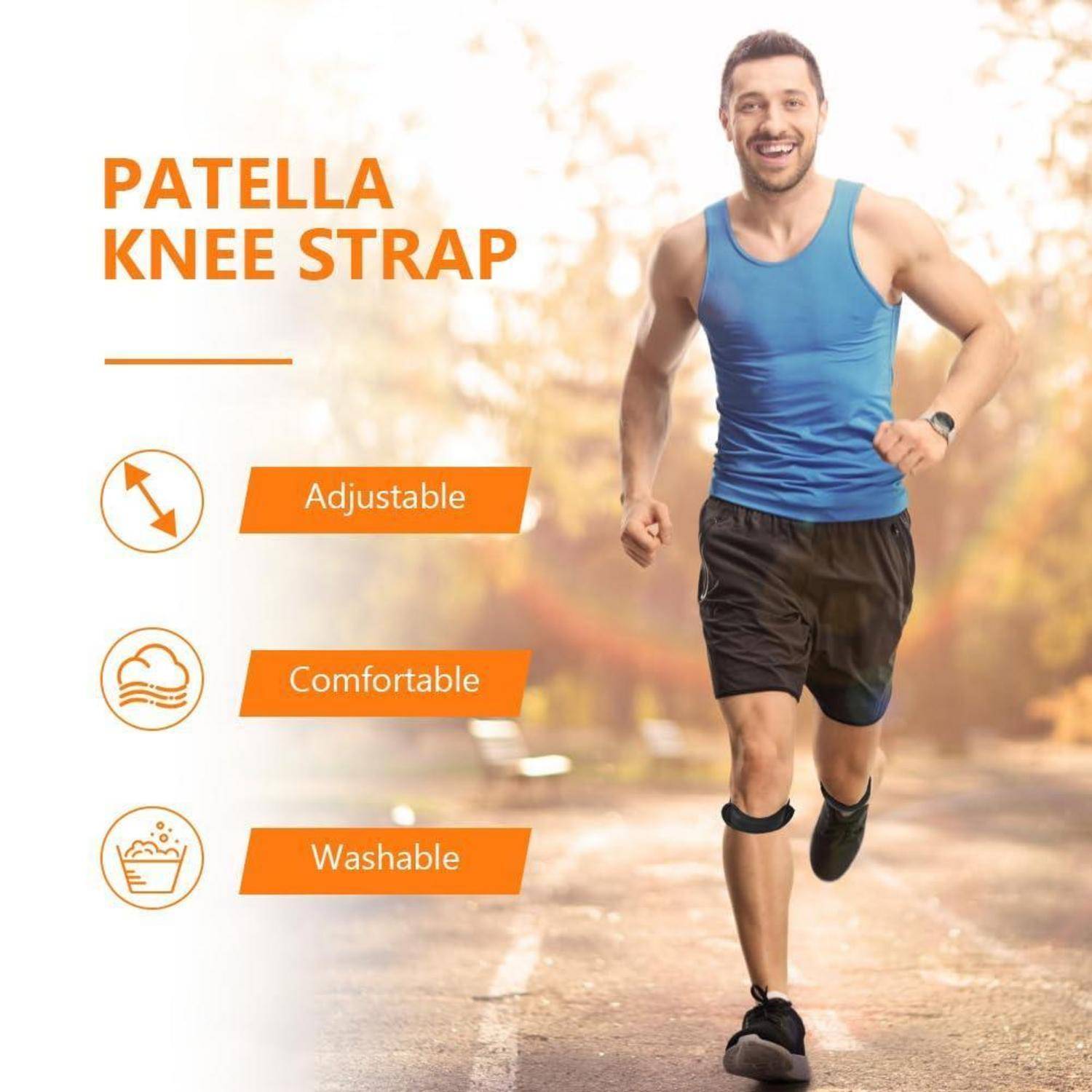Patella Tendon Knee Strap 2er Set Schmerzlinderung