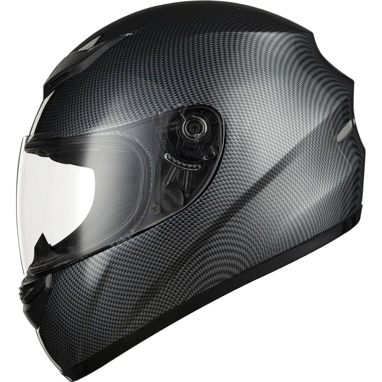 Motorradhelm Integralhelme Vollvisierhelm Erwachsene Atmungsaktiv ECE