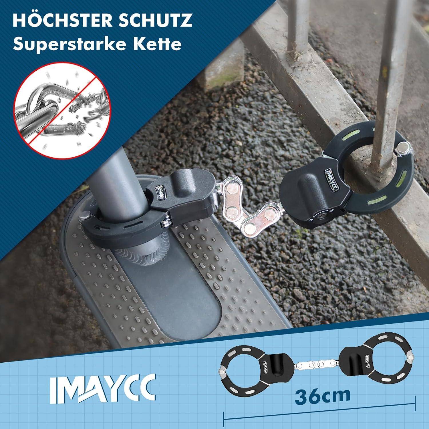 Tragbares E-Scooter Schloss Hohe Sicherheit Handschellenschloss