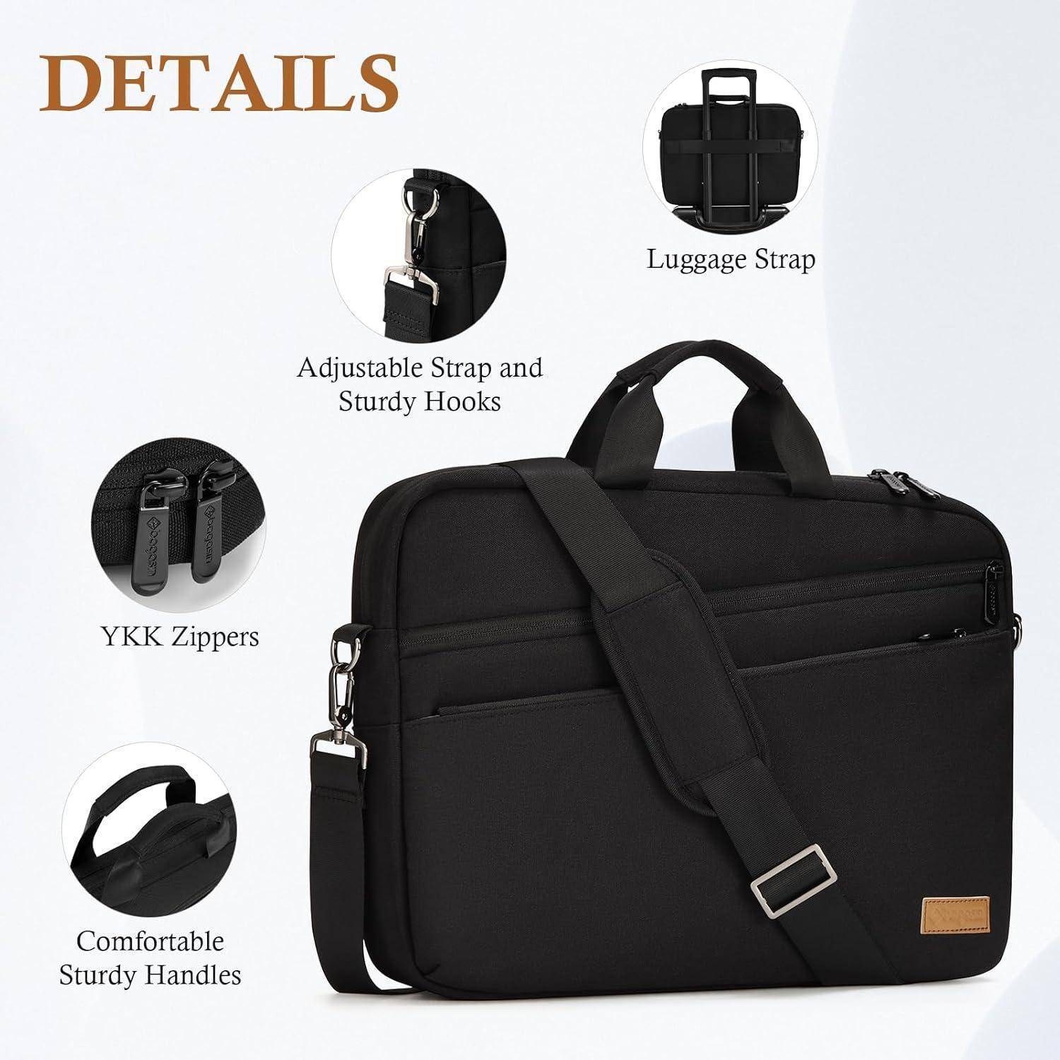 Laptop Laptoptasche Aktentasche 16 Zoll Erweiterbar Wasserdicht