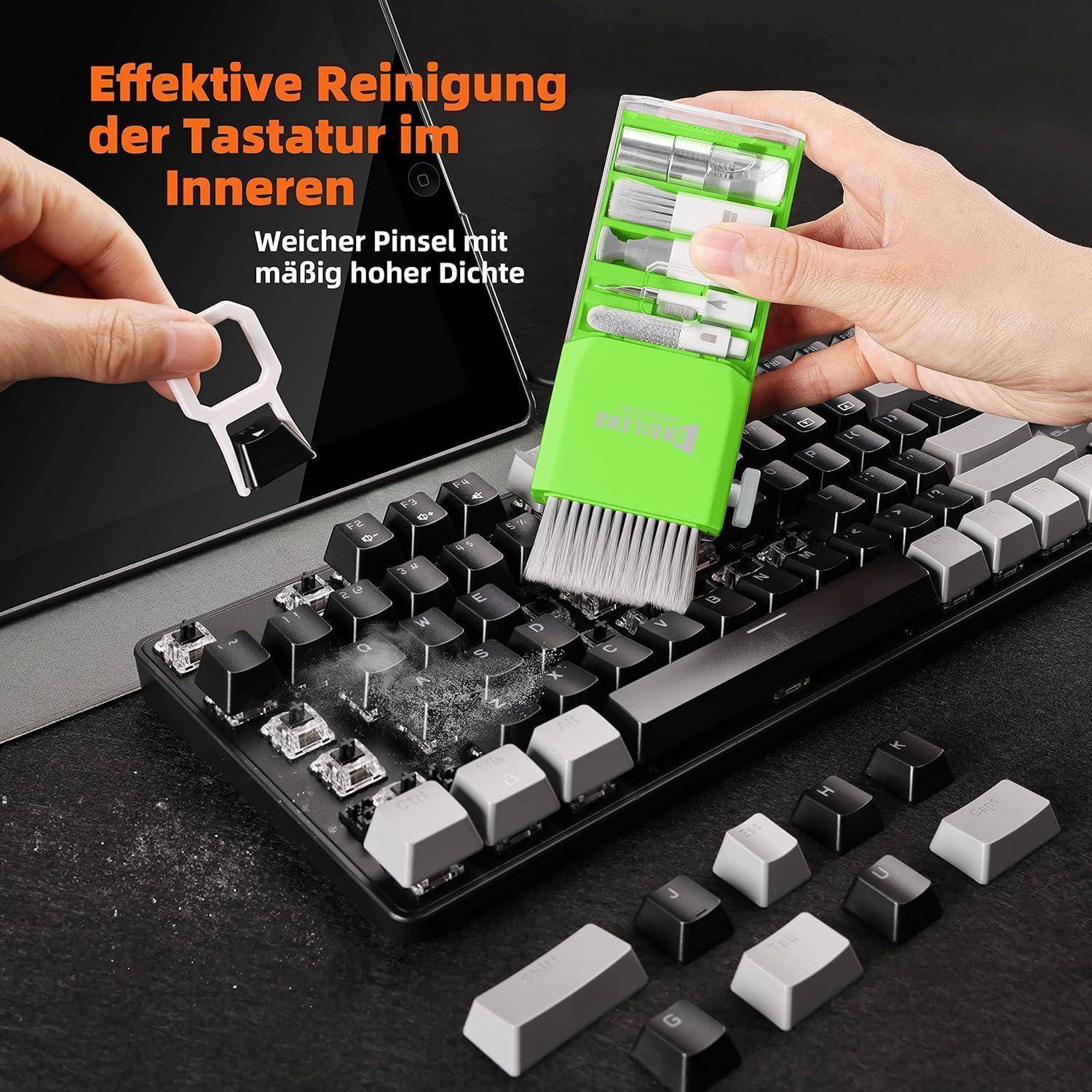 Tastatur Reinigungsset 7in1 Screen Cleaner Kit iPhone Pro Handy Tablet