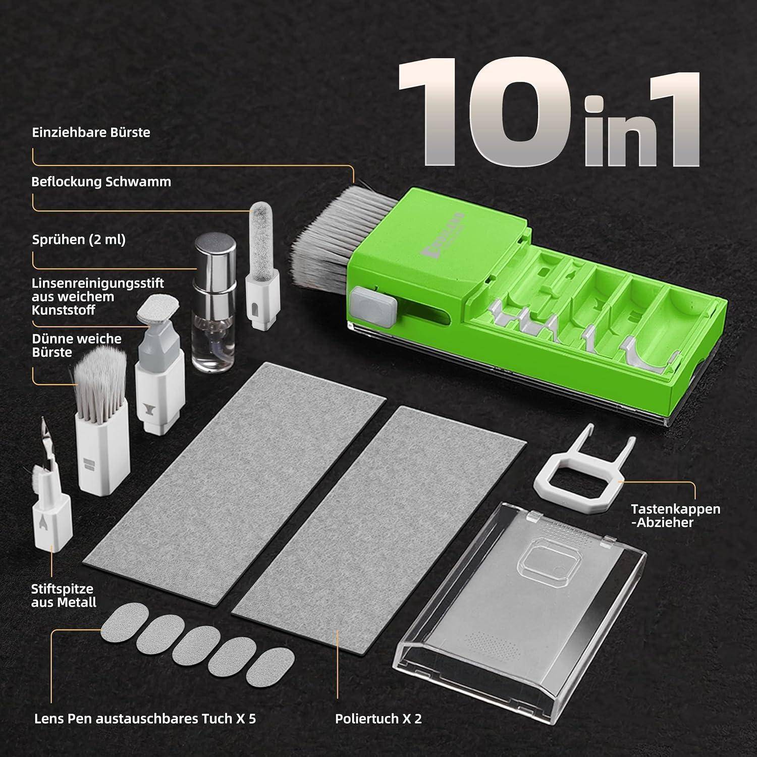 Tastatur Reinigungsset 7in1 Screen Cleaner Kit iPhone Pro Handy Tablet