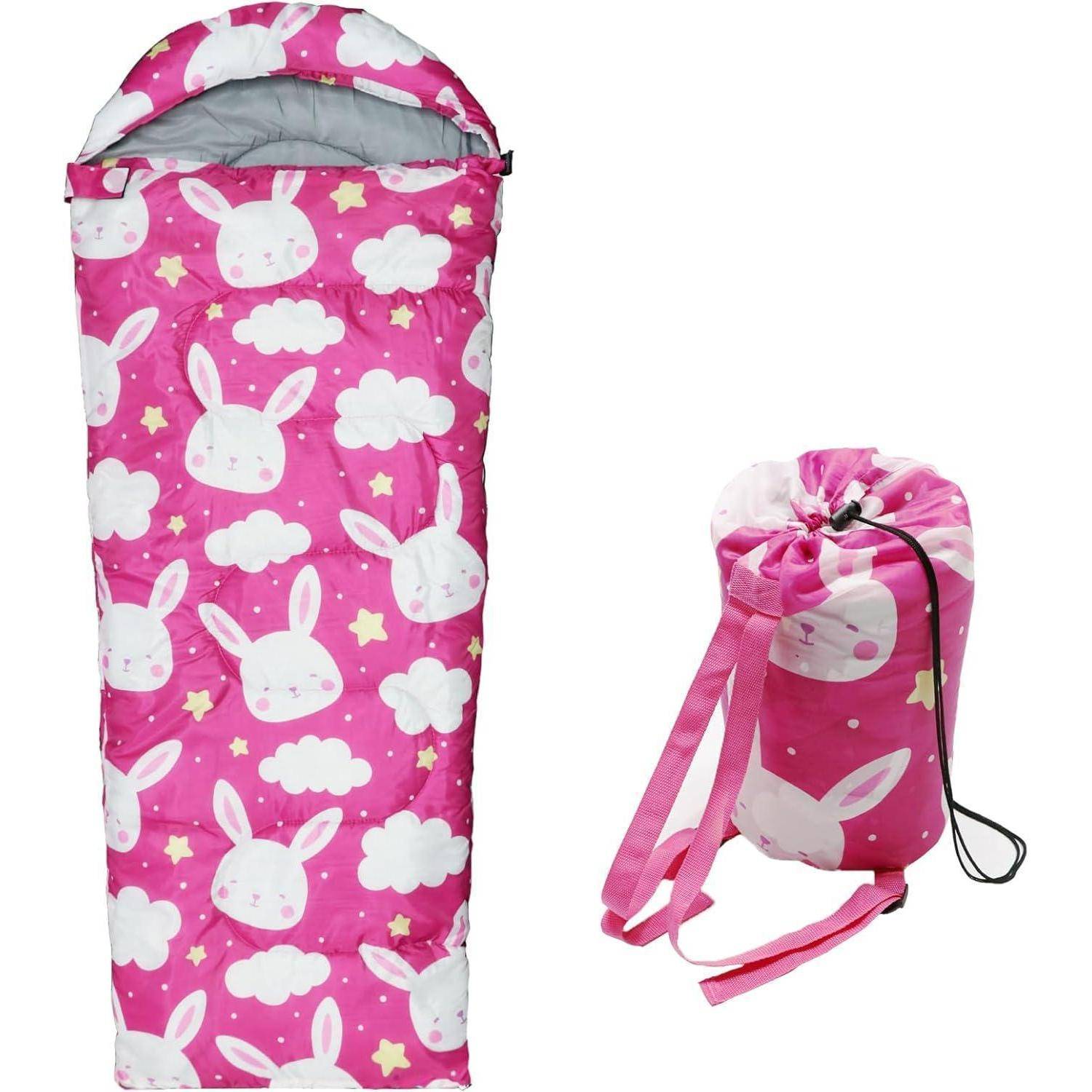 Kinder Schlafsack Camping 3 Jahreszeiten warm wasserdicht Outdoor
