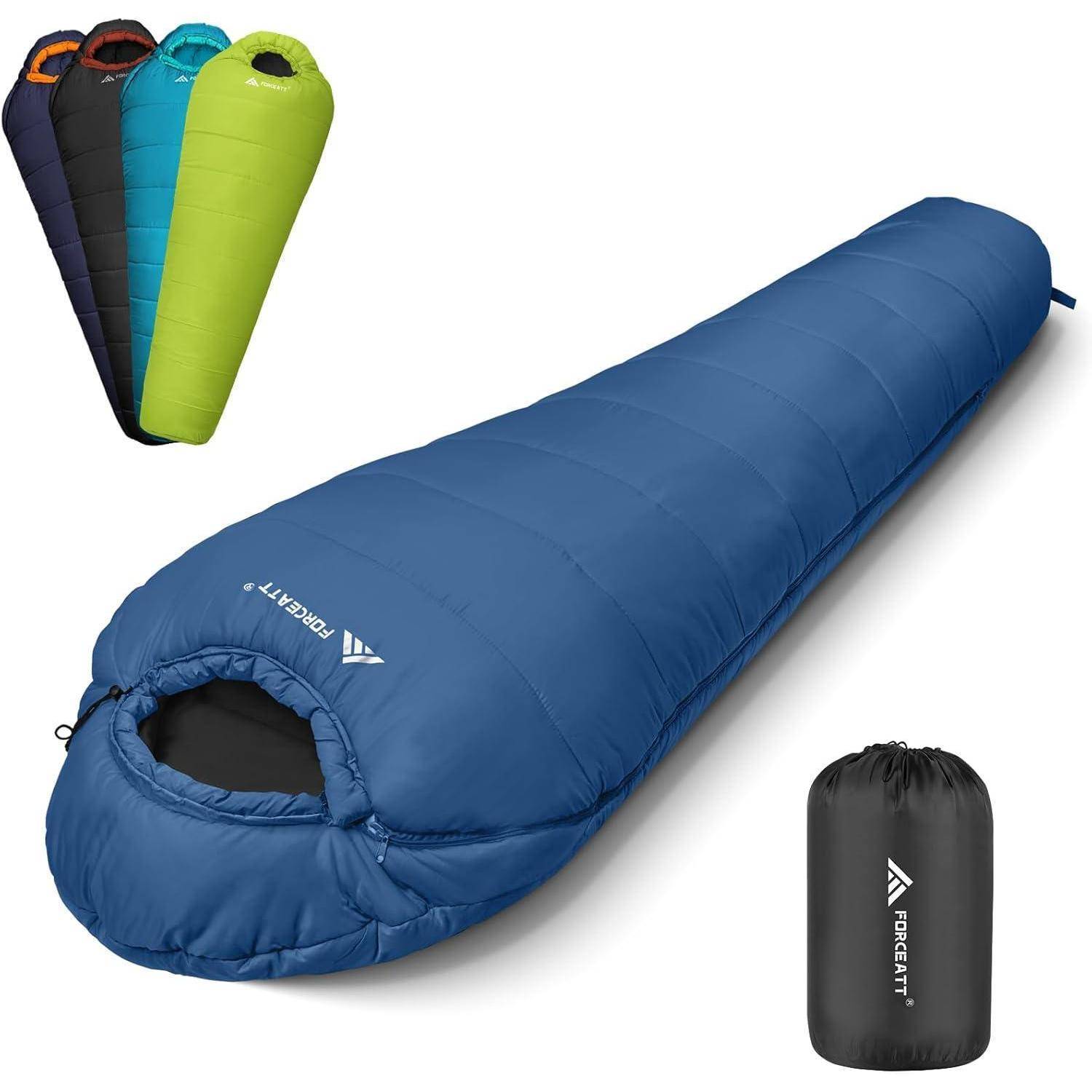 Schlafsack -10°C~15°C 4 Jahreszeiten Mumienschlafsack Wasserdicht