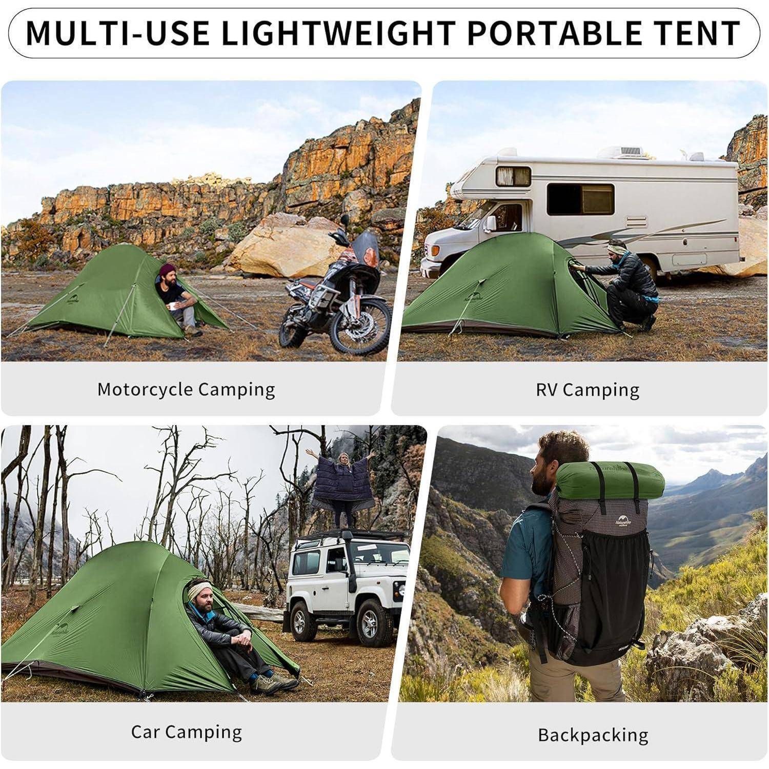 Cloud up 2 Campingzelt ultraleicht 2 Personen 4 Saison wasserdicht