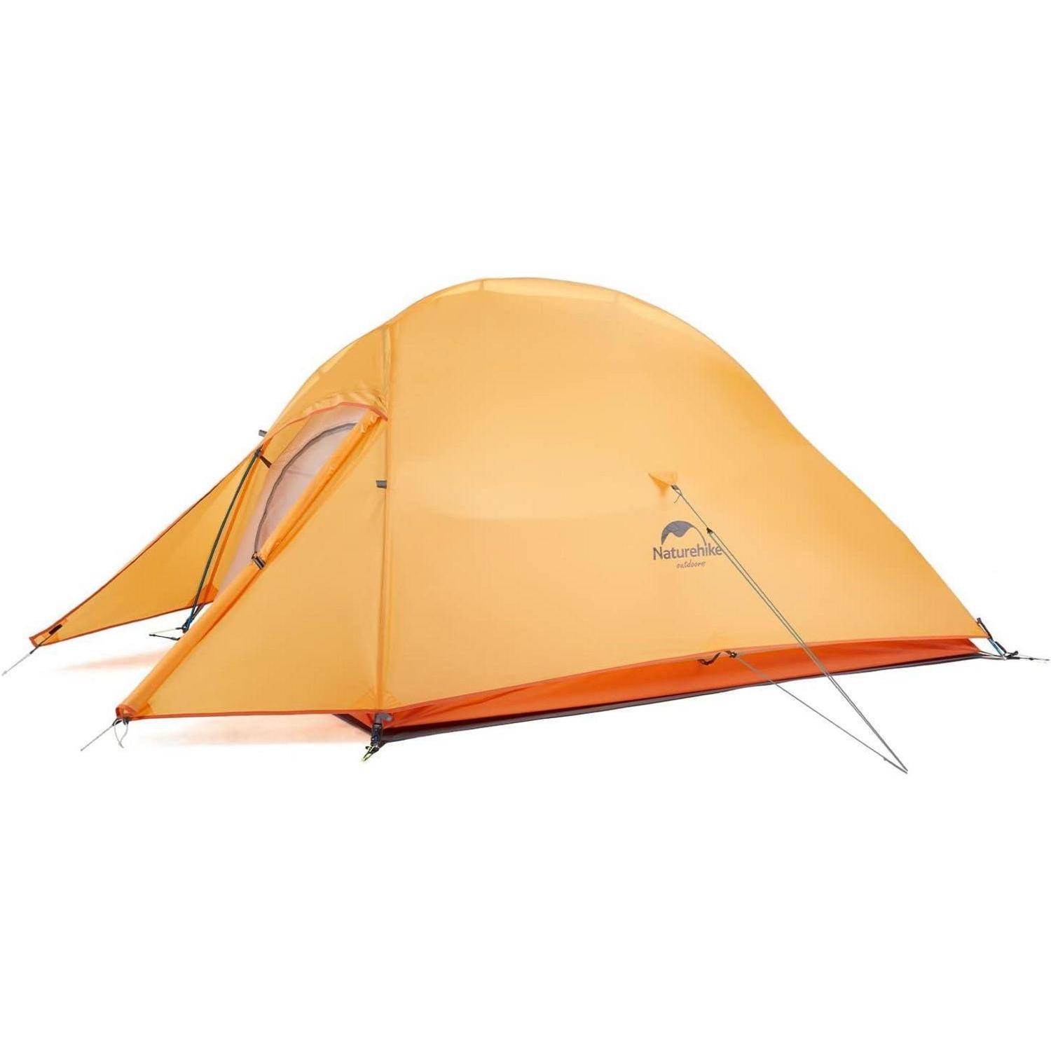 Ultraleichtes Campingzelt 2 Personen 3-4 Saison Orange