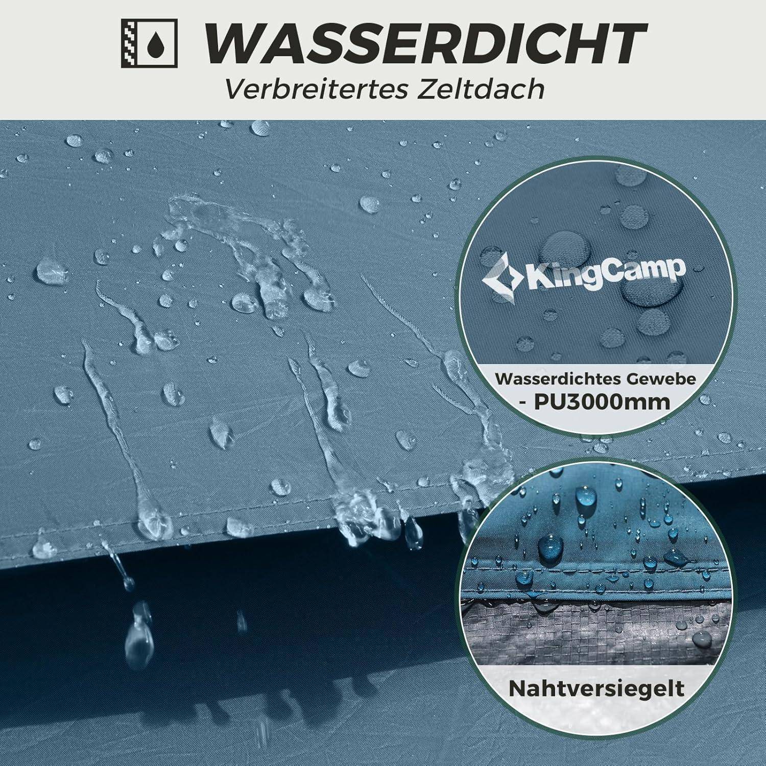 Ultraleichtes Camping Zelt für 2 Personen Wasserdicht Atmungsaktiv und