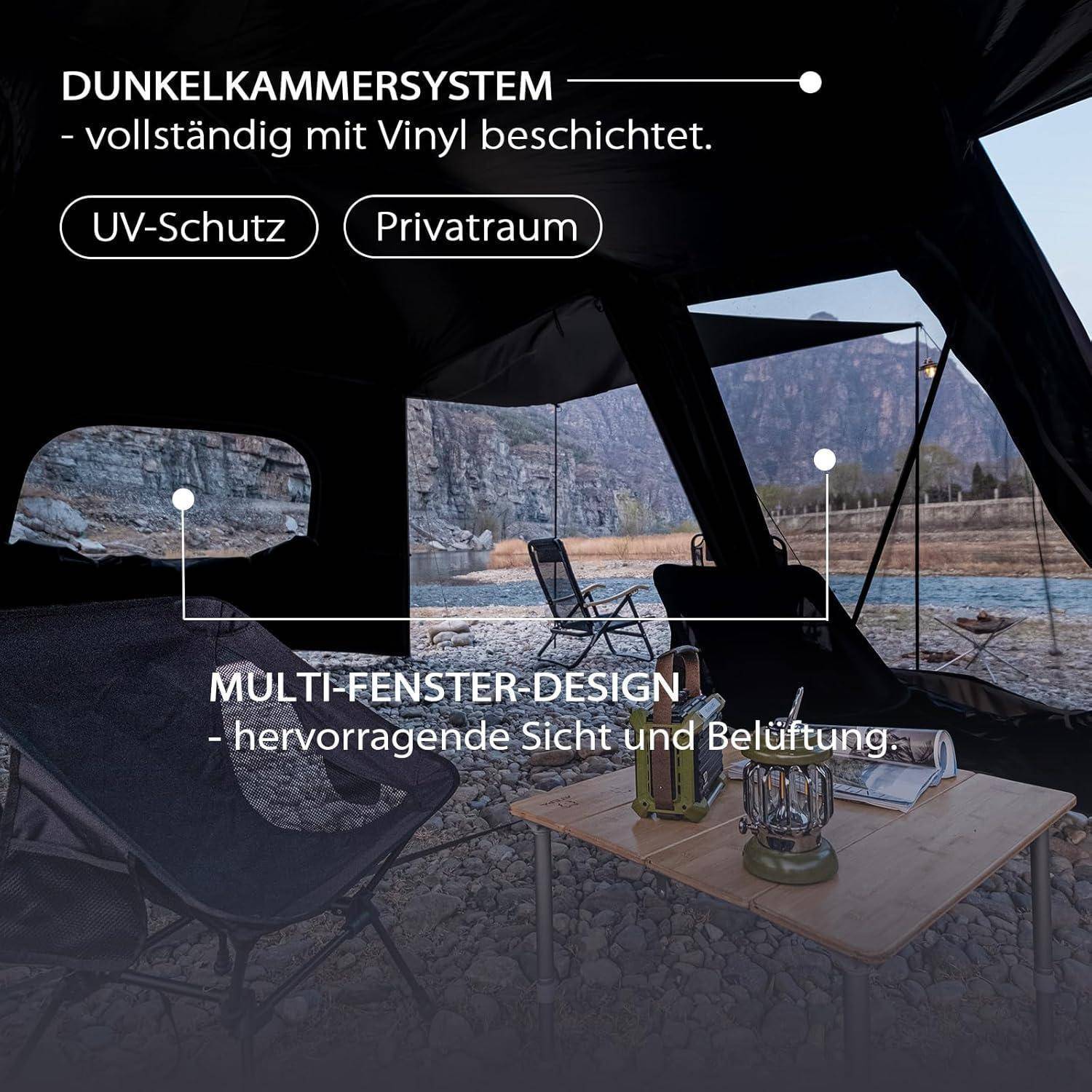 Glampingzelt Glockenzelt 6 12 Personen Boundless X5 B Heckzelt