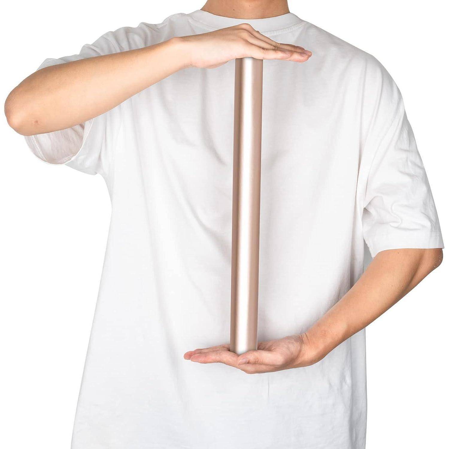 Rose Gold Metallic Geschenkpapier Mini Rolle 44cm x 10m für Hochzeit