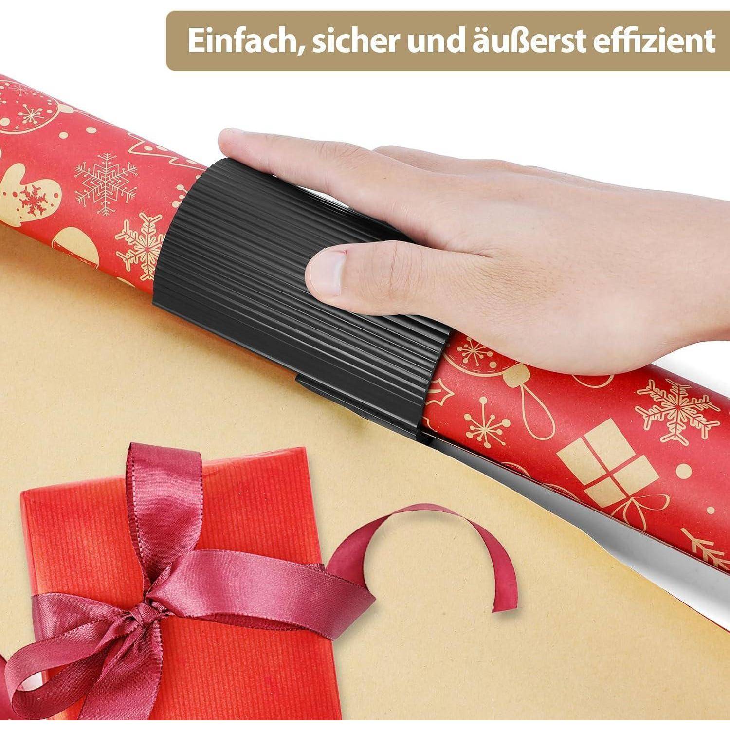 Geschenkpapierschneider Austauschbar Weihnachten 1 Rollen + 3 Klingen