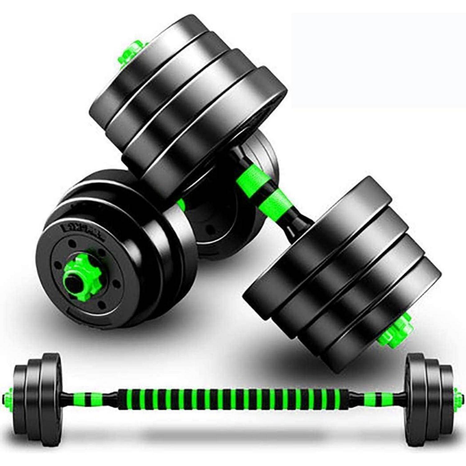 Kunststoff Kurzhantelset Verstellbar 2er Dumbbell Aerobic Fitness