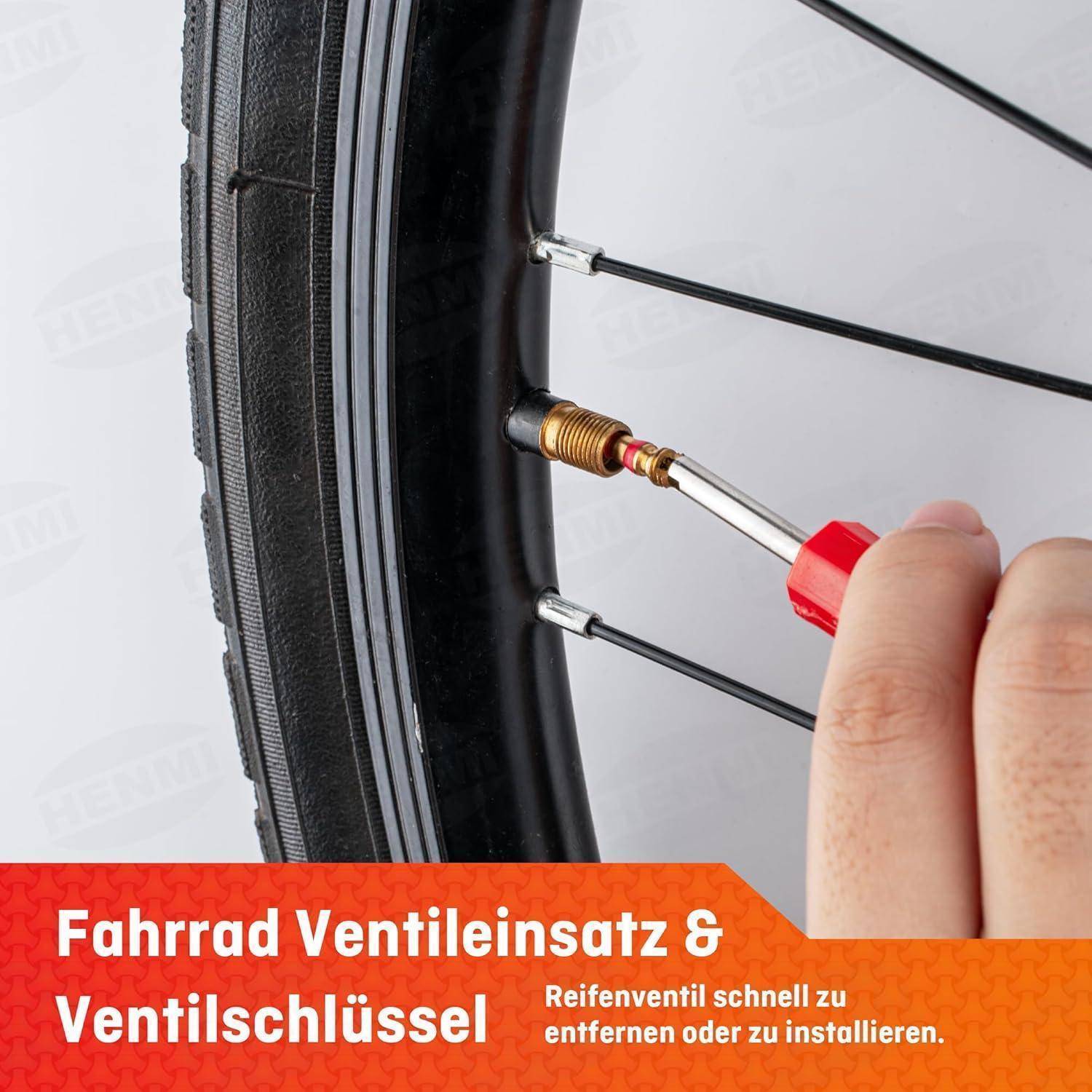 Fahrrad Flickzeug Reparaturset mit Reifenkleber, Patch, Metallheber