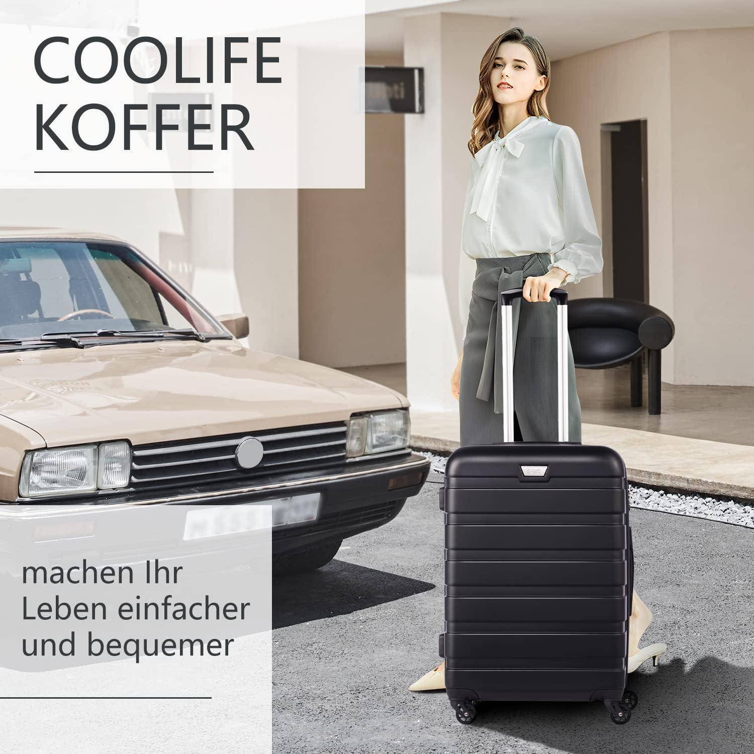 Premium Hartschalenkoffer Trolley Rollkoffer Reisekoffer Set
