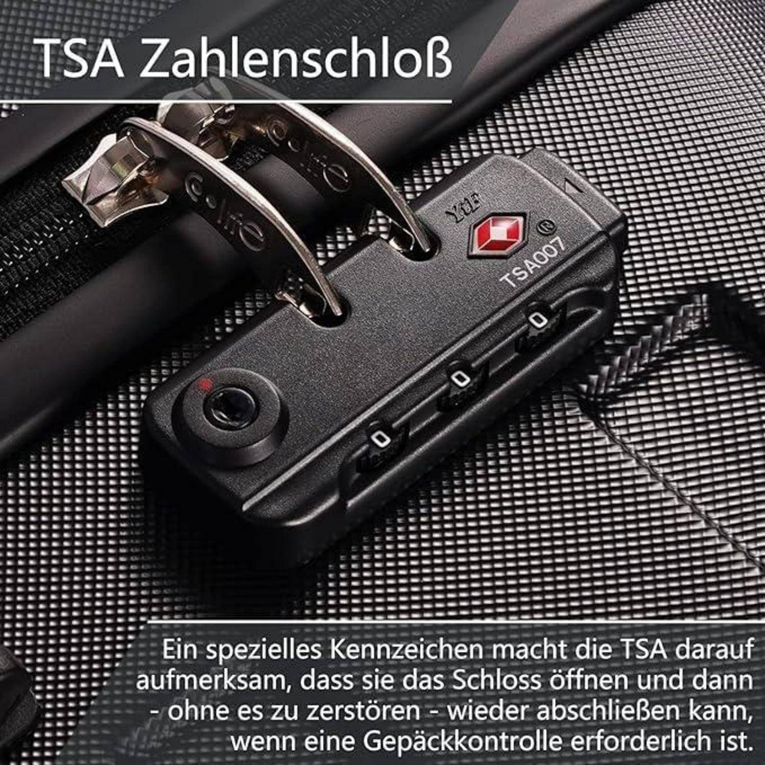 Premium Hartschalenkoffer Trolley Rollkoffer Reisekoffer Set