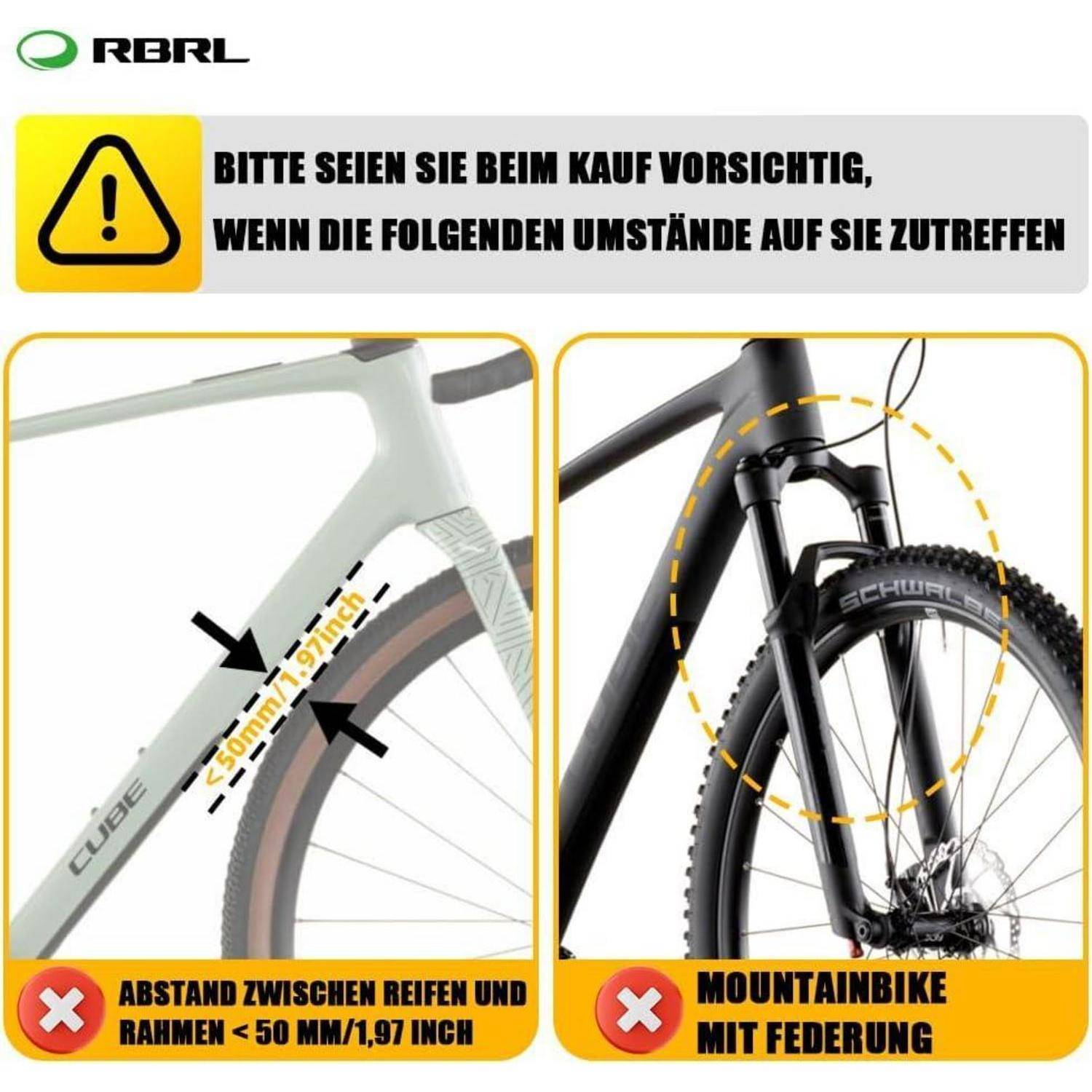 Fahrrad Schutzblech Set Universal 28 Zoll Mudguard Gravelbikes