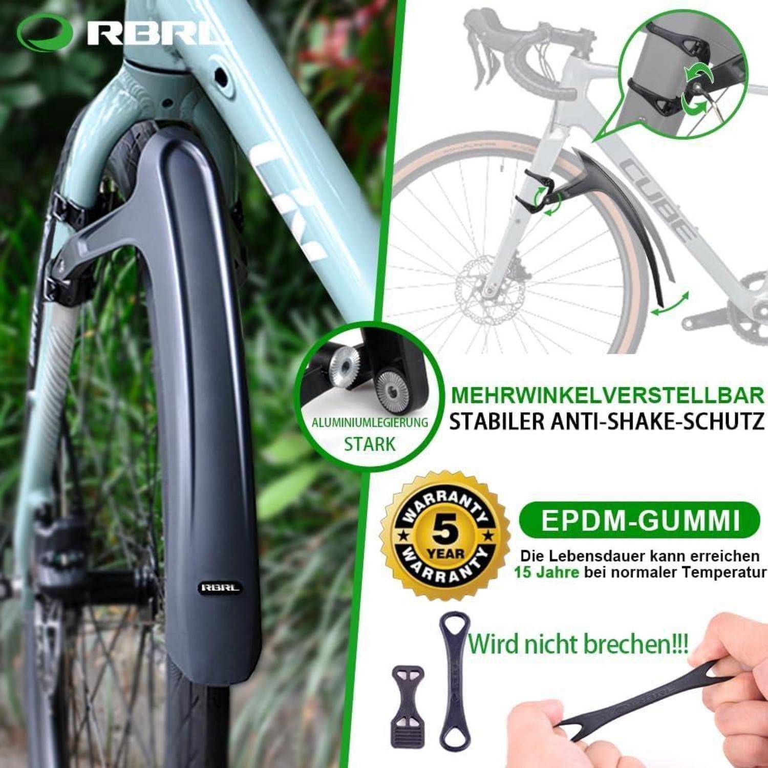 Fahrrad Schutzblech Set Universal 28 Zoll Mudguard Gravelbikes