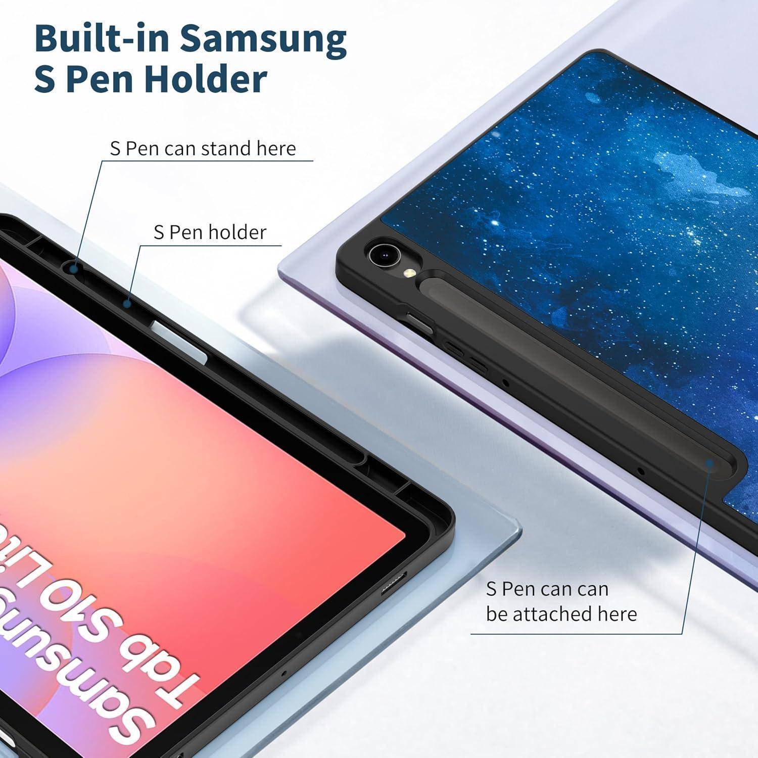Hülle für Samsung Galaxy Tab S9 FE 10.9 11 Zoll - Slim PU Leder