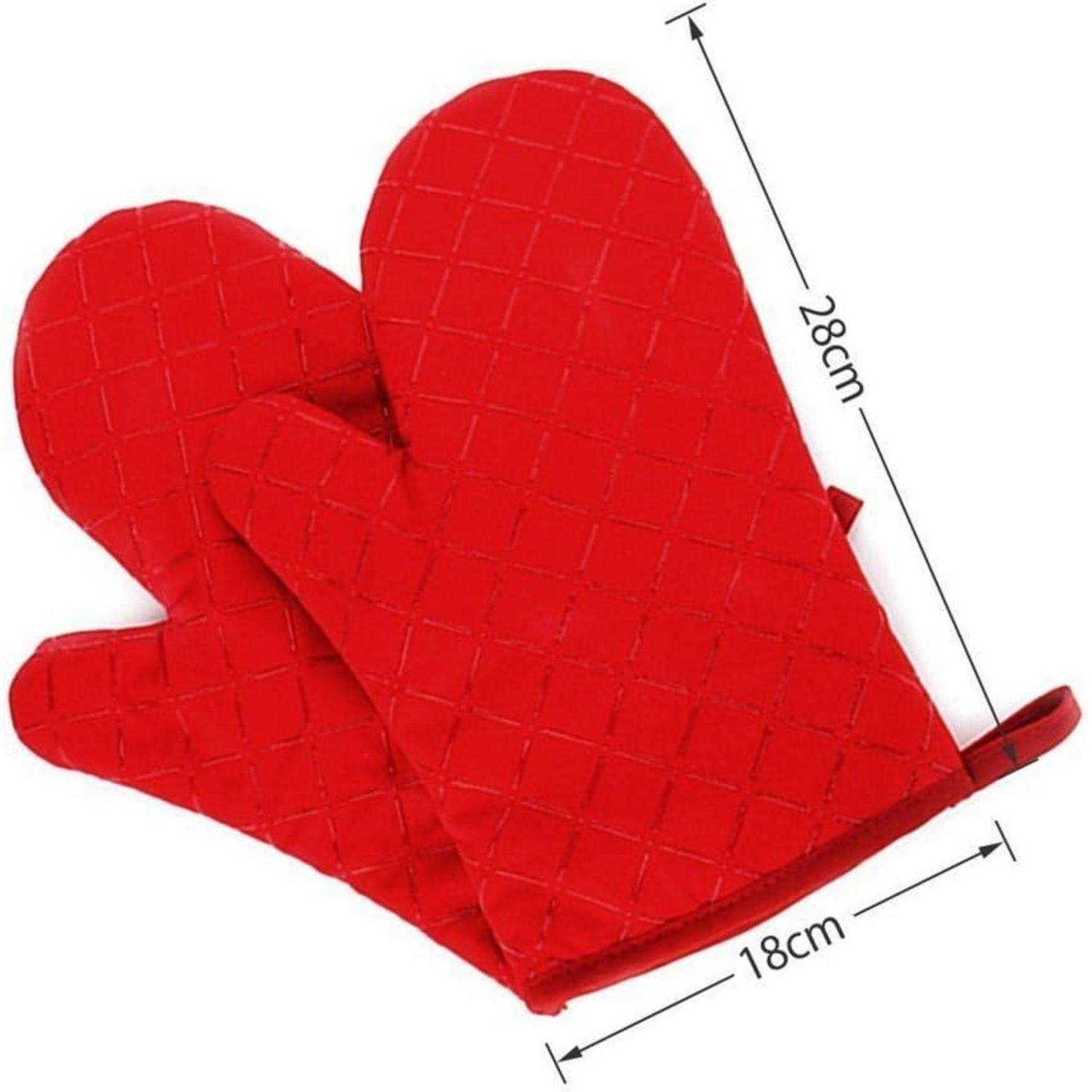 Premium Anti-Rutsch Ofenhandschuhe bis 240°C Silikon BBQ Grill