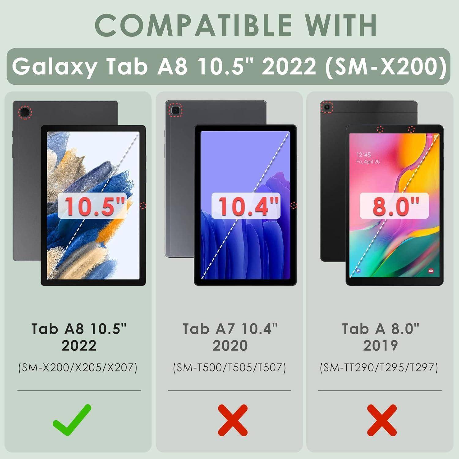Hülle für Samsung Galaxy Tab A8 10.5'' 2021/2022 Stoßfeste Schutzhülle