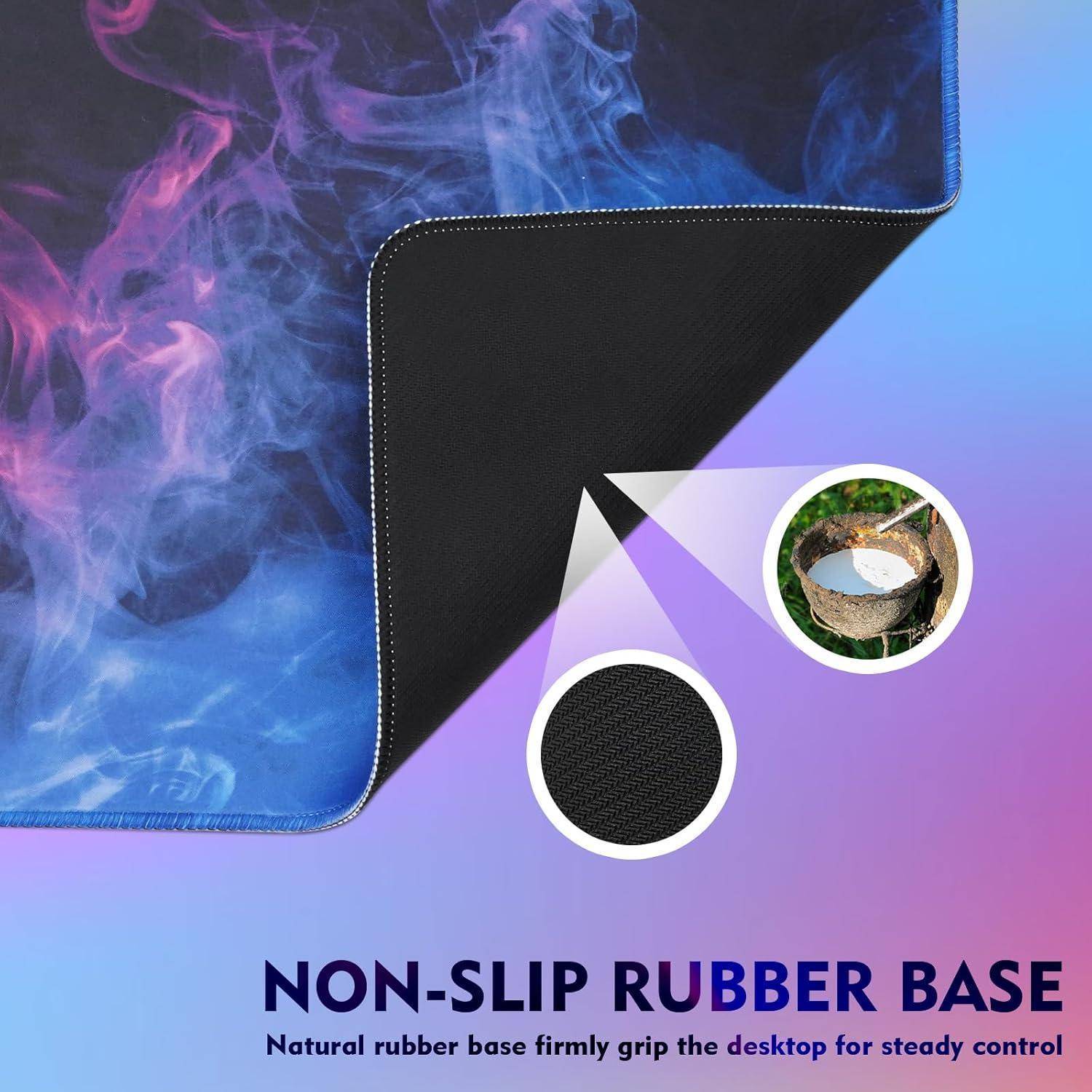 Gaming Mauspad XXL 900x400mm Groß Rutschfester Schreibtischunterlage