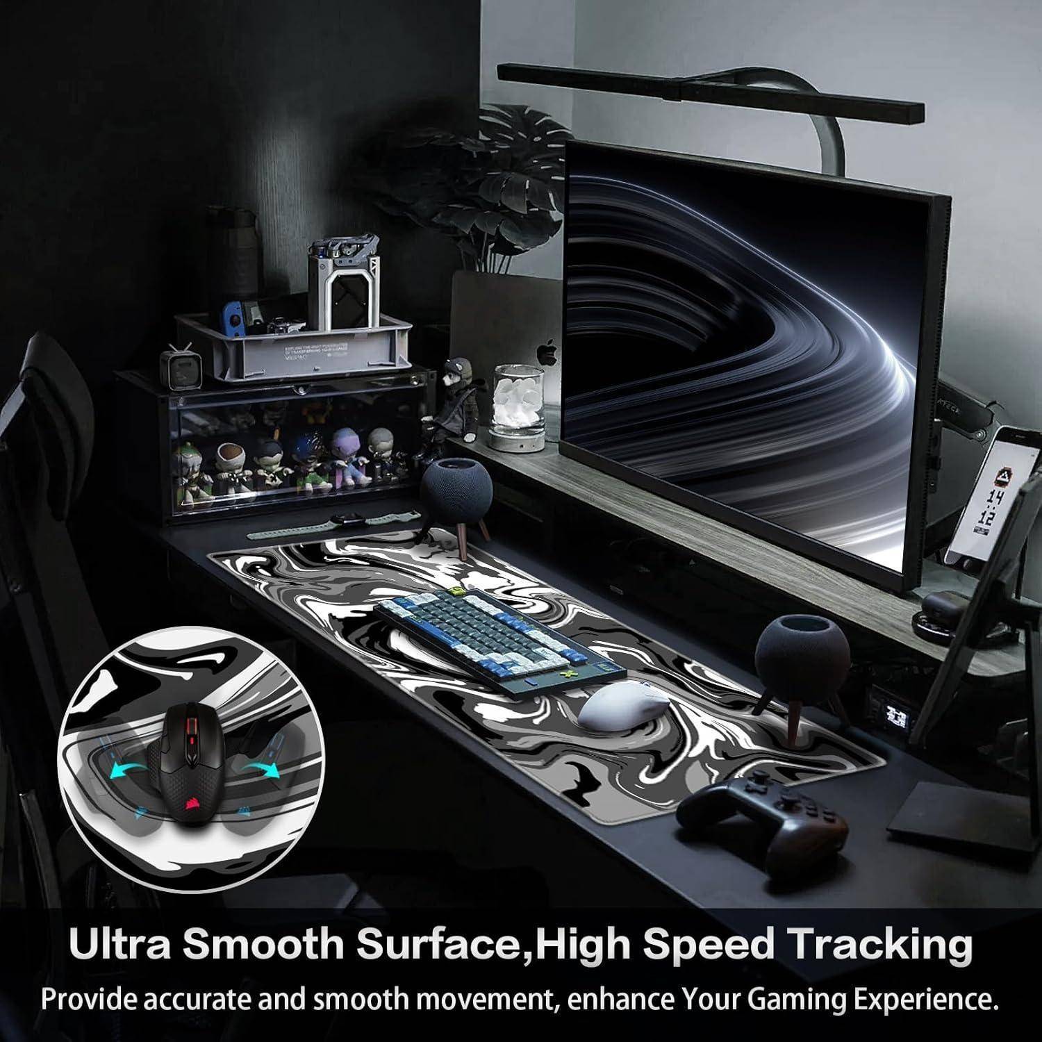 Gaming Mauspad XXL, Mousepad 900x400mm, Fluid