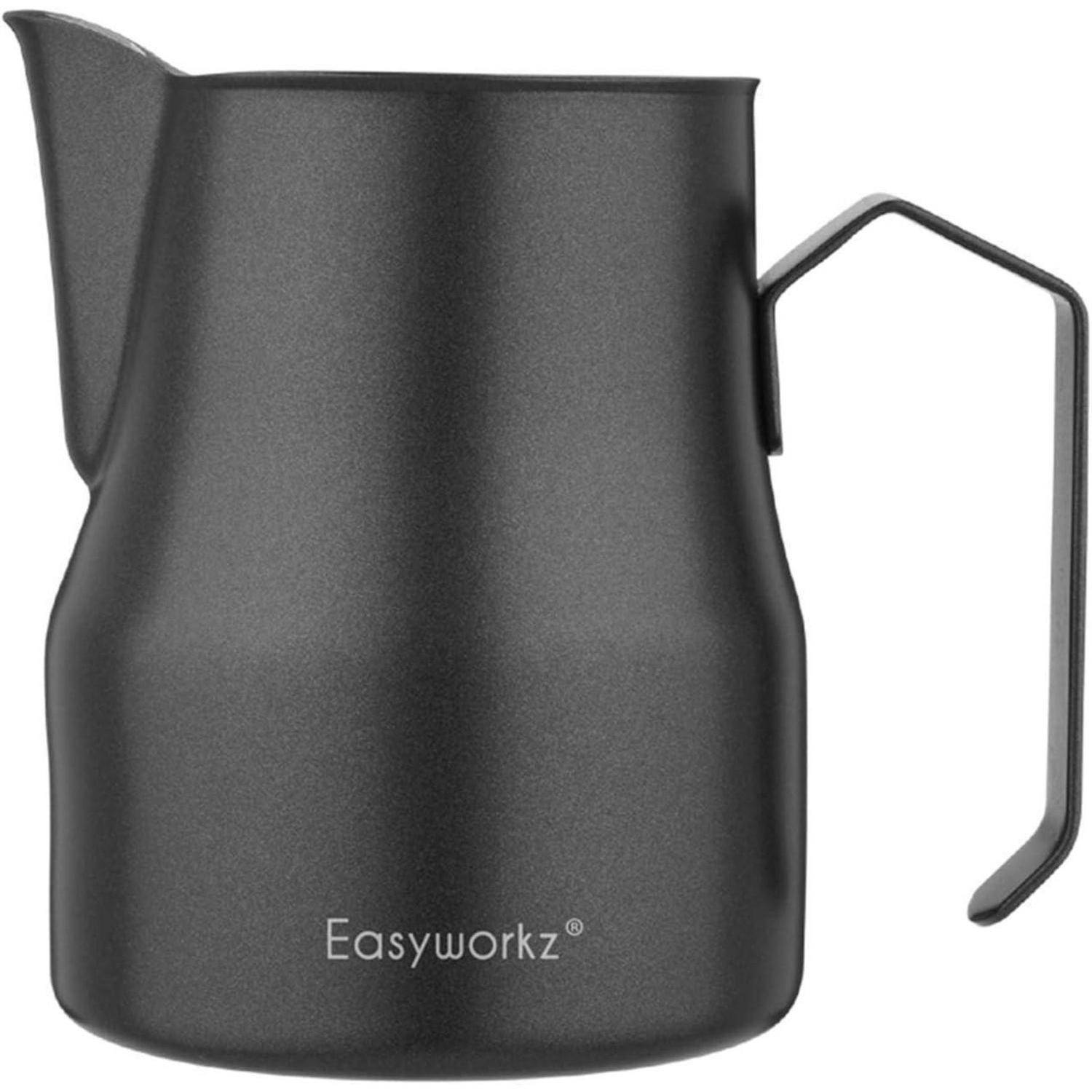 Milchaufschäumkrug Edelstahl 350ml Espresso Dampfkrug Kaffee