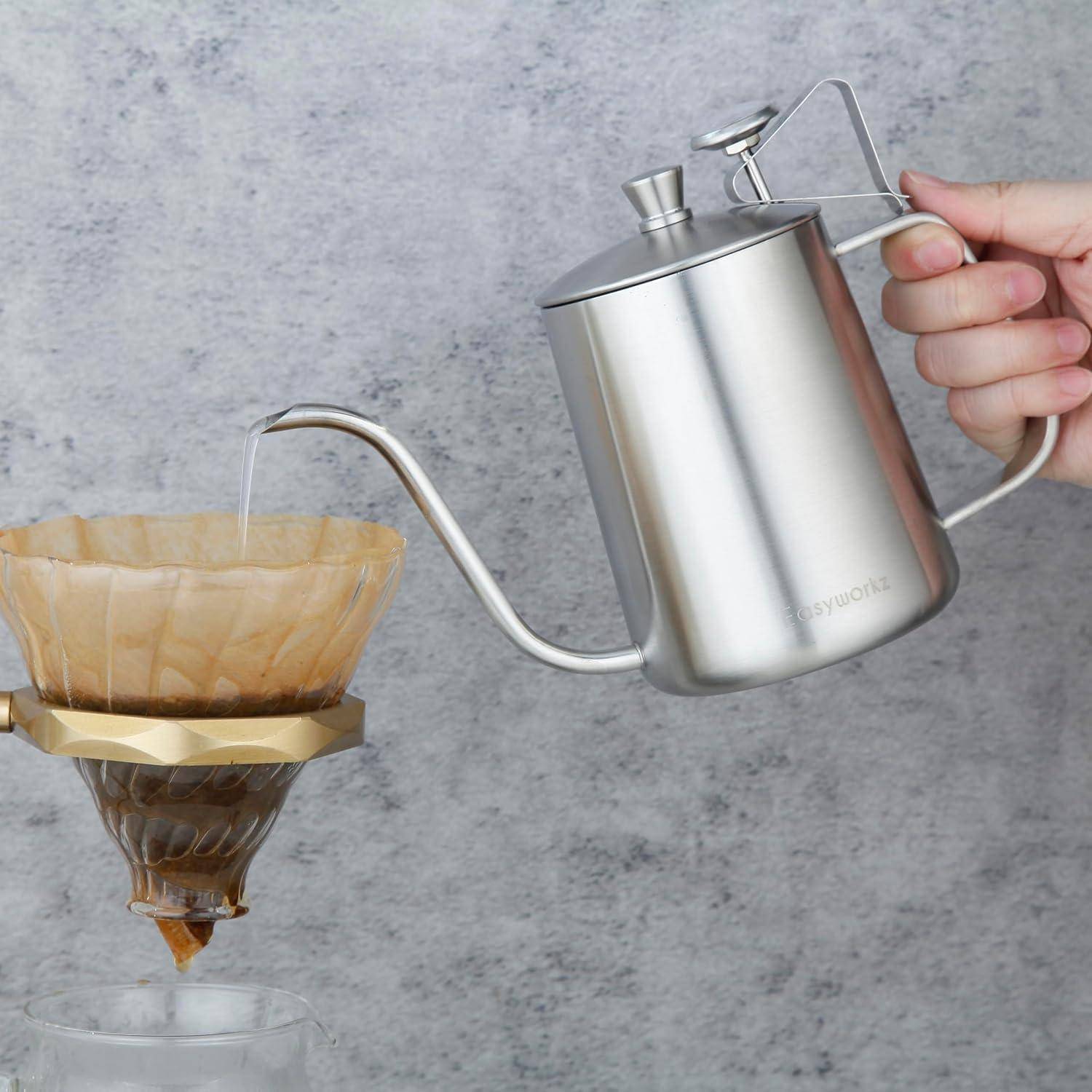 Gage Gooseneck Pour Over Kaffeekessel Edelstahl 304 600ml mit