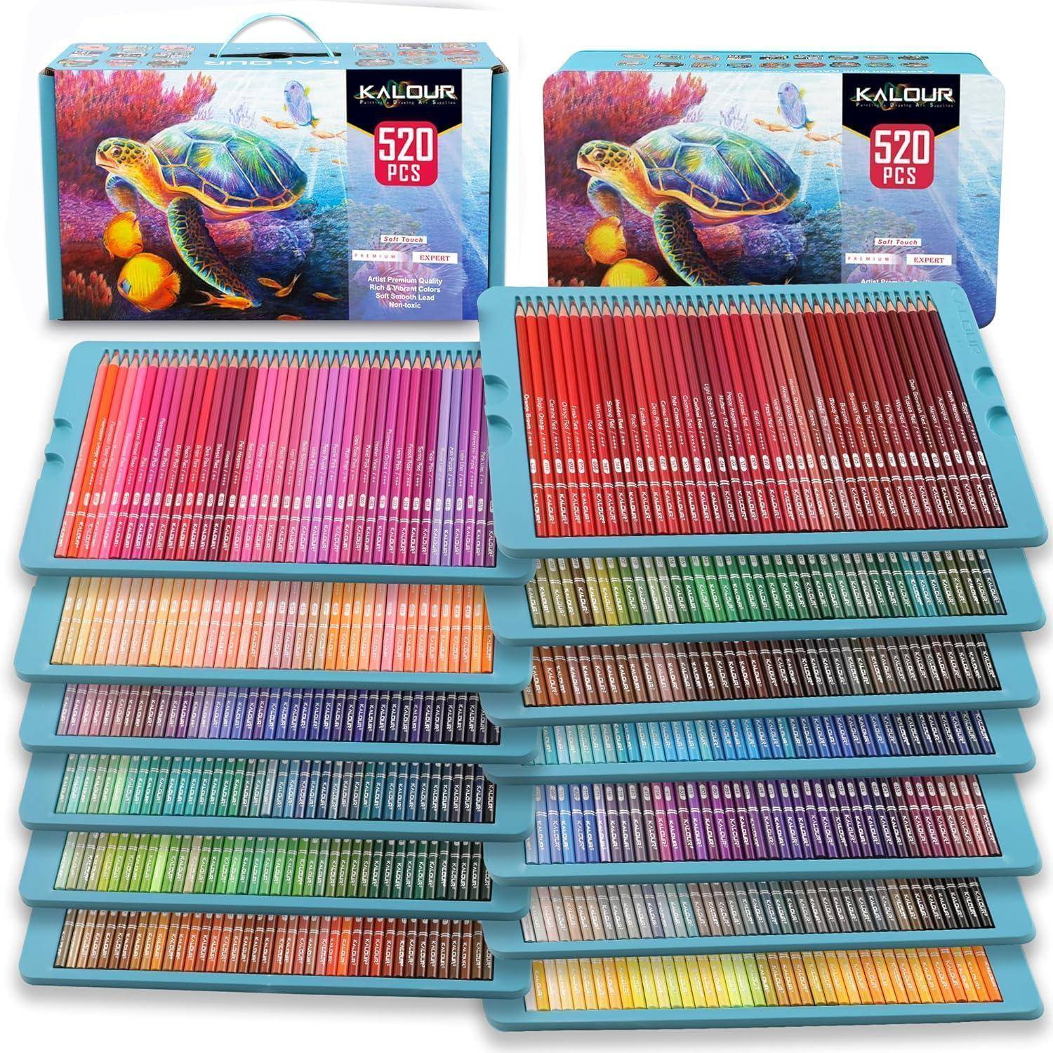 520er Buntstift-Set für Künstler: Weicher Kern & lebendige Farben