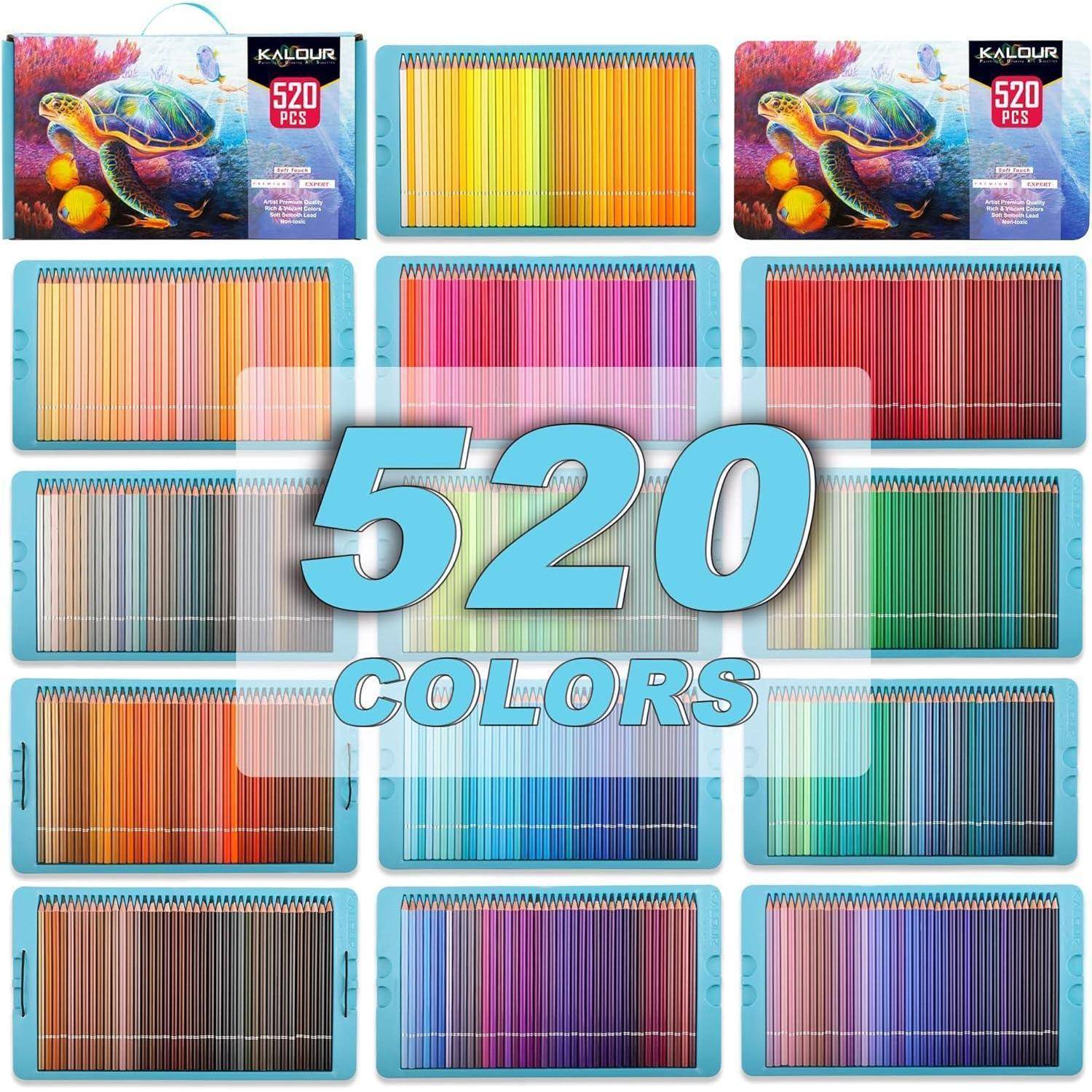 520er Buntstift-Set für Künstler: Weicher Kern & lebendige Farben