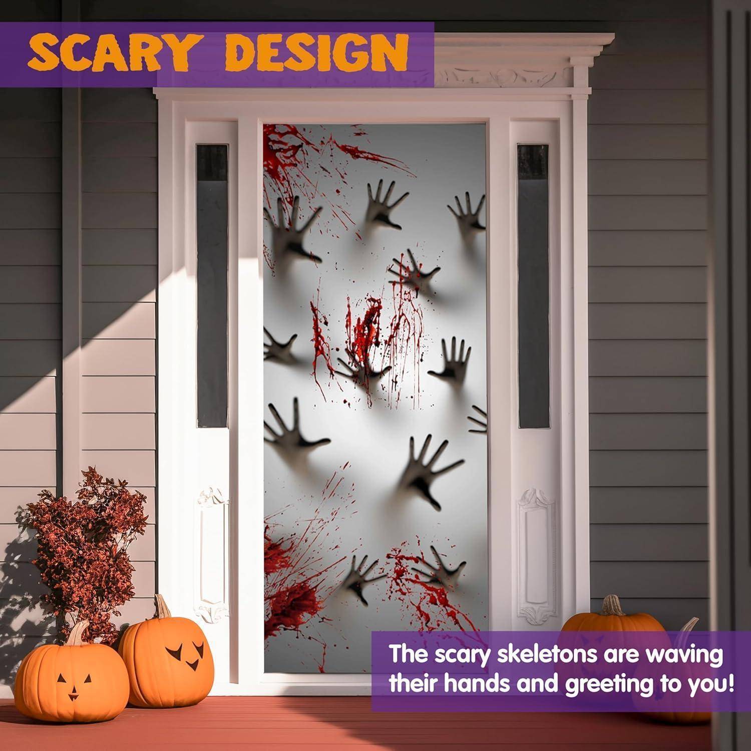 Halloween-Spukhaus-Dekoration Zombie-Hände 183x76cm