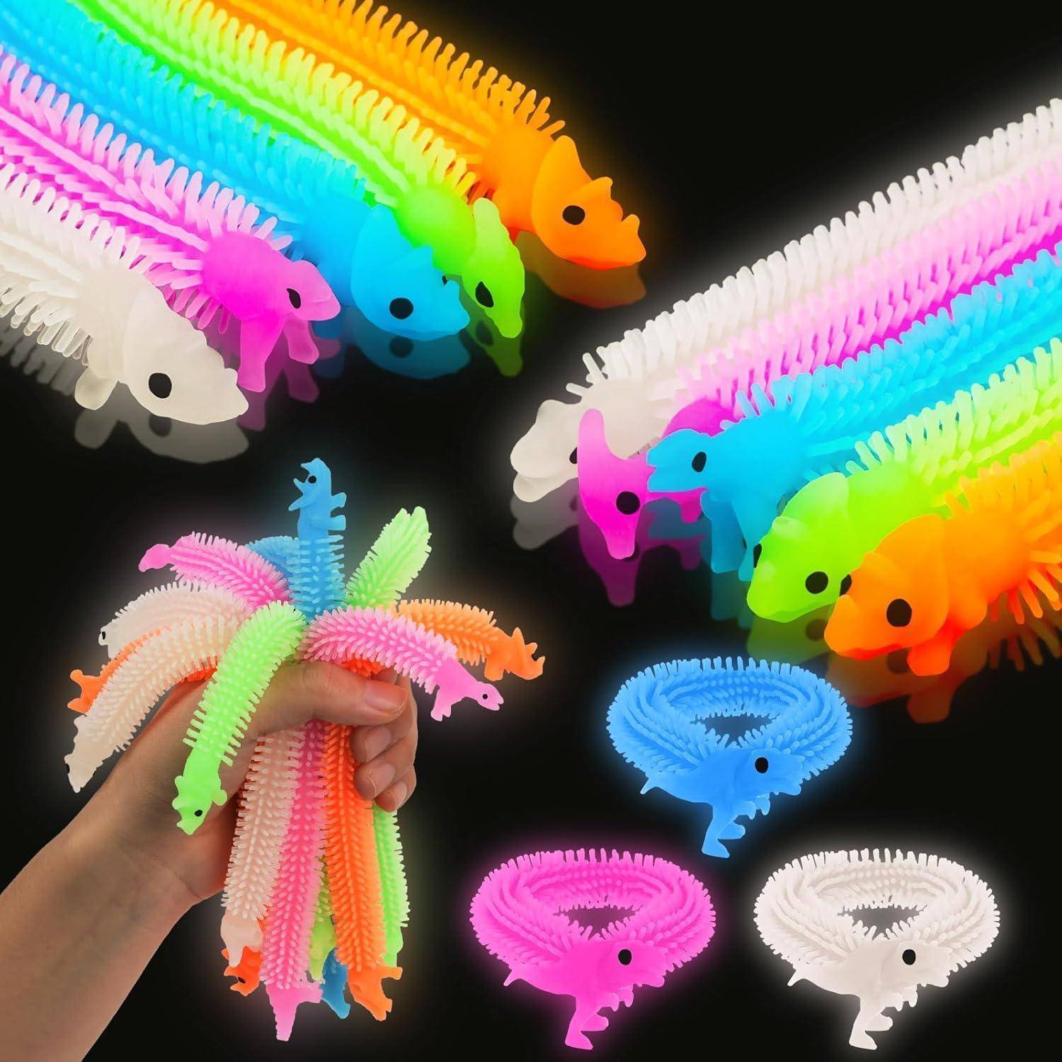 Dinosaurier Stretchy String Spielzeug 10 Glow in The Dark Stressabbau
