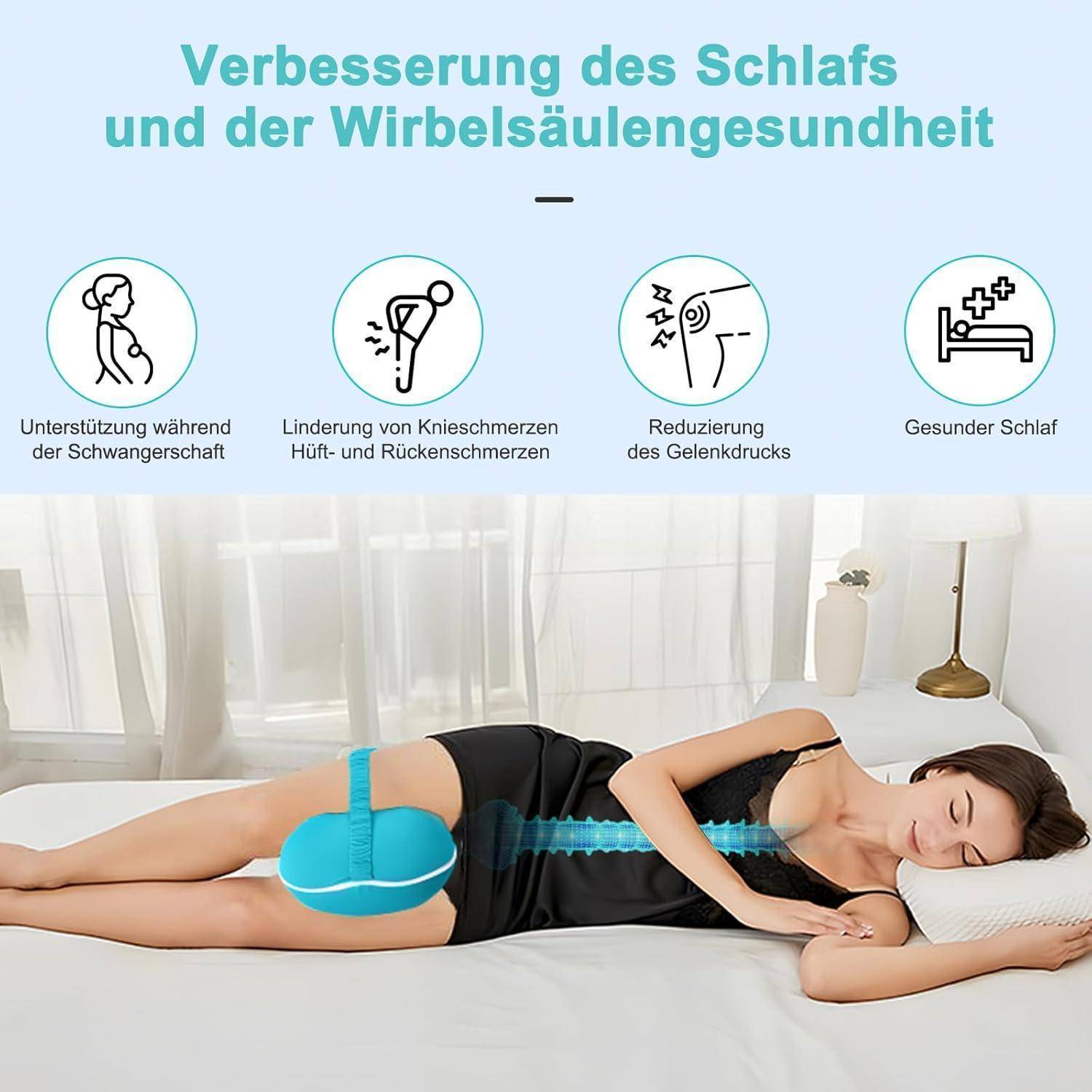 Orthopädisches Kniekissen Memory Schaum Seitenschläfer Kissen
