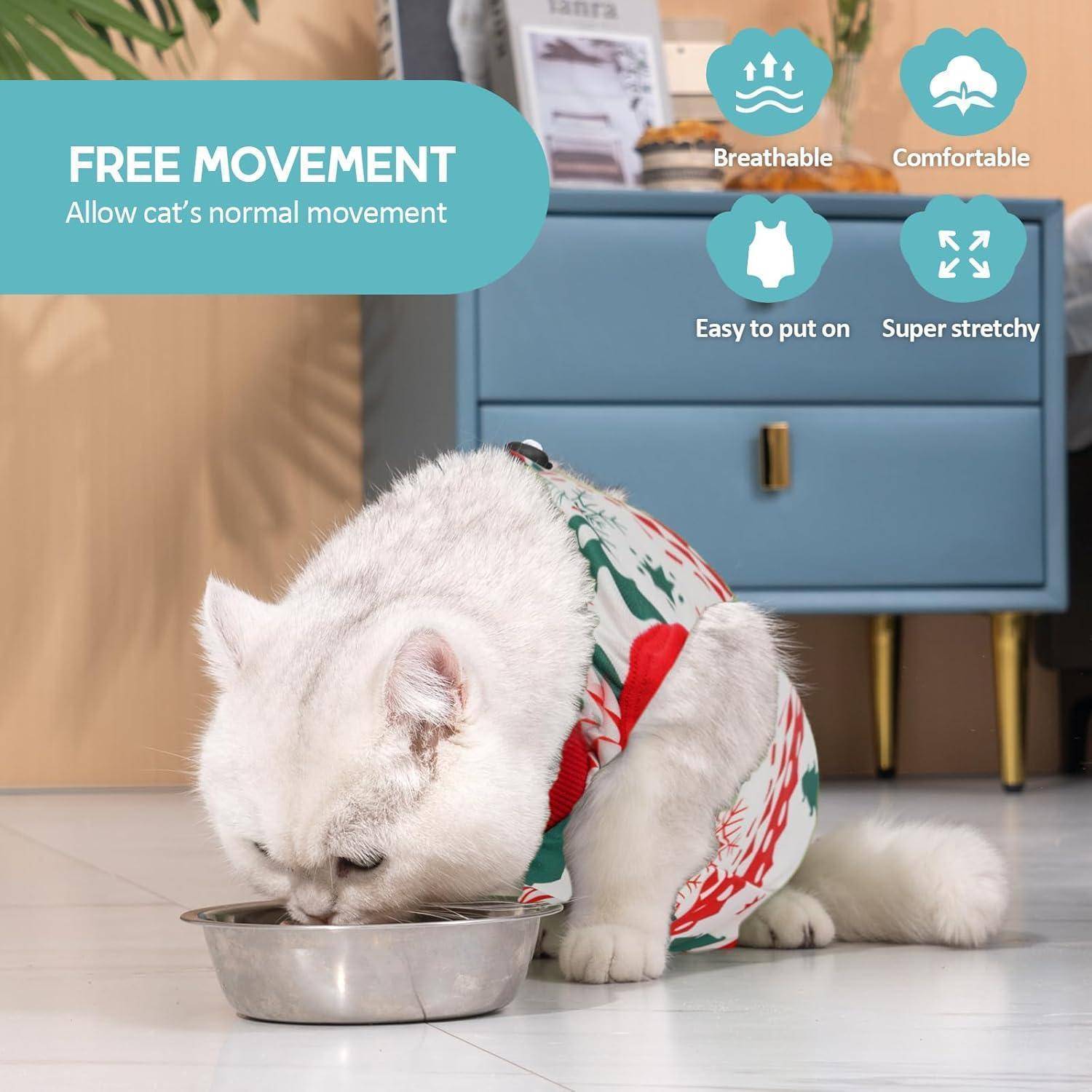 Katzenbody Erholungsanzug Kastration Spay Entwöhnung Suit M