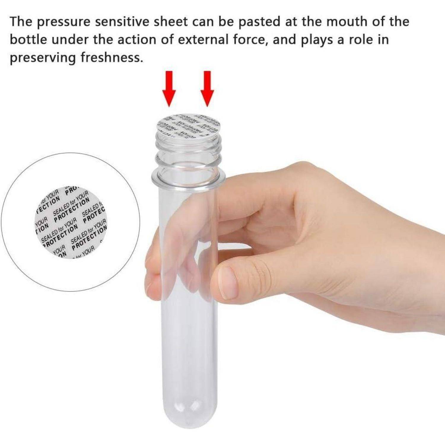 Reagenzgläser Kunststoff mit Schraubverschluss 15 Stk. 40ml