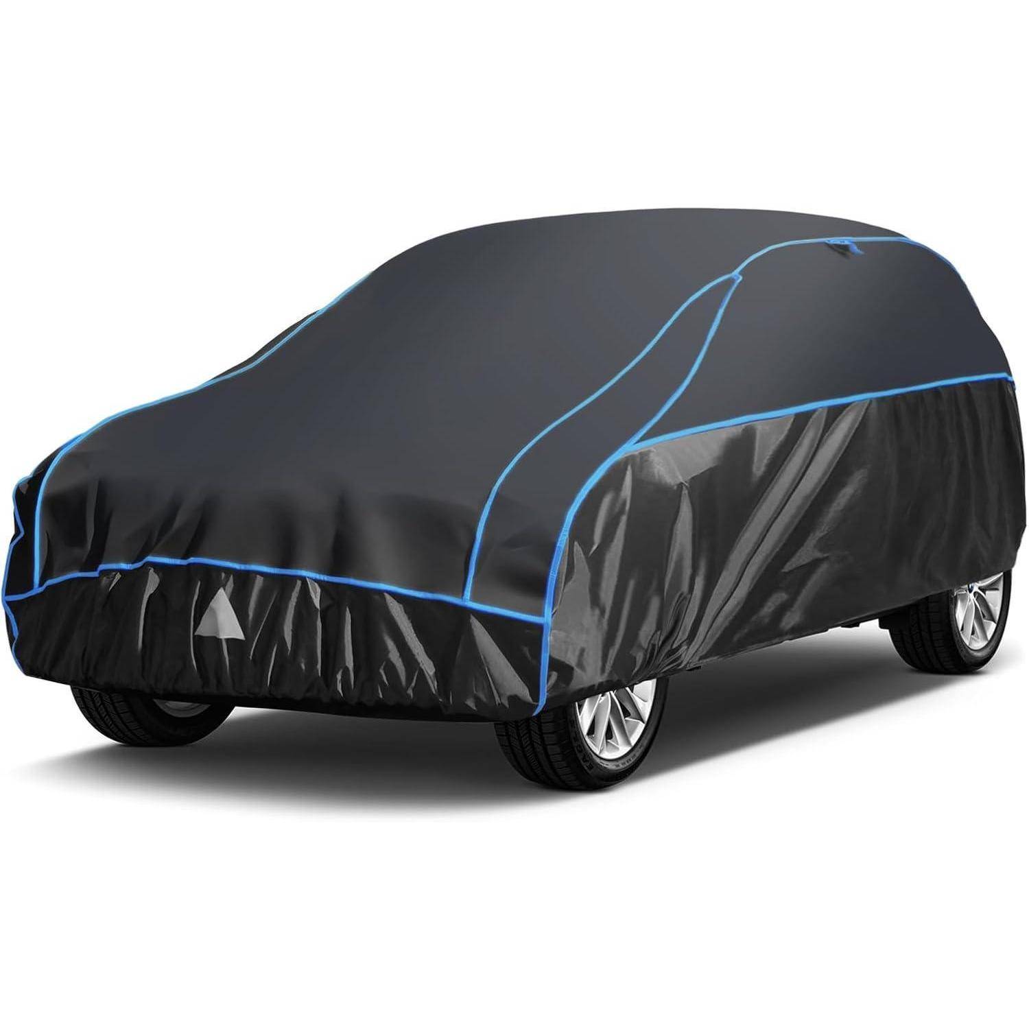 Hagelschutzplane Auto PKW SUV Jeep 4x4 485-510 cm Schwarz A8