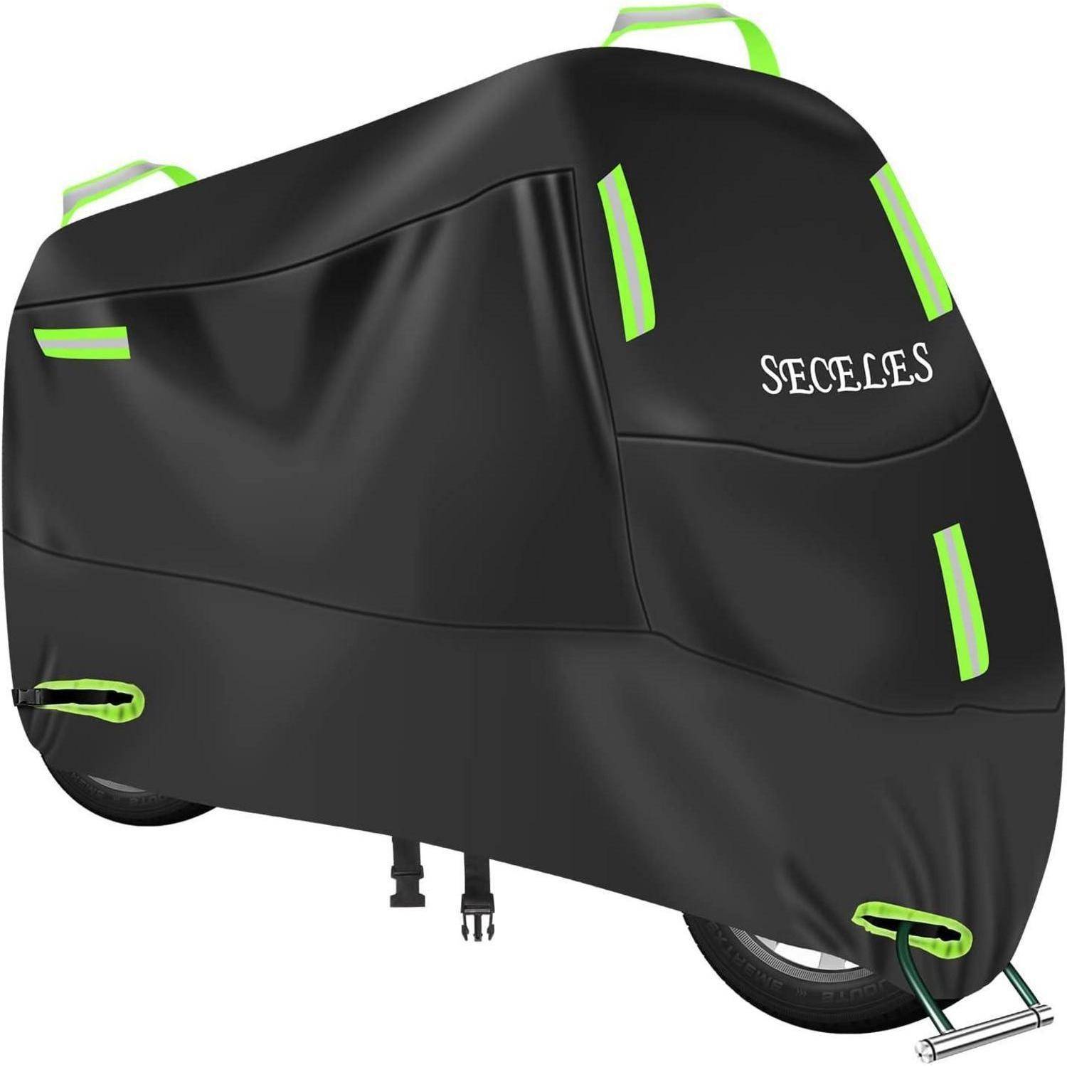 Motorrad Abdeckplane 300D Wasserdicht Oxford Winterfest 265x95x125cm