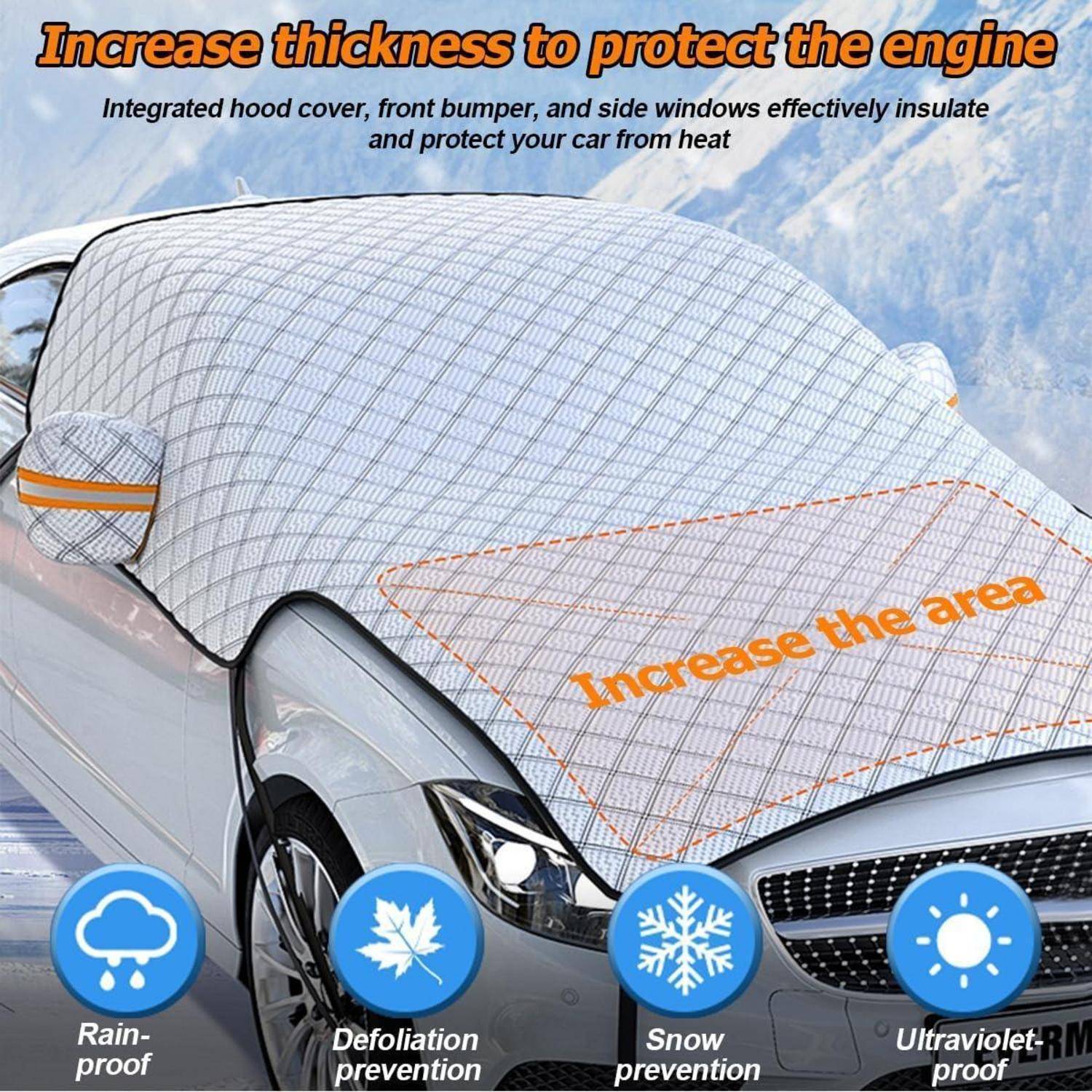 Auto Windschutzscheibenabdeckung Wasserdicht Faltbar Frostschutz