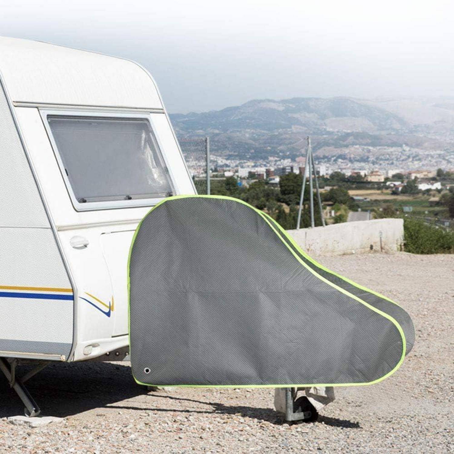 Deichselabdeckung Wohnwagen Universal Anhängerkupplung Grau OTTO