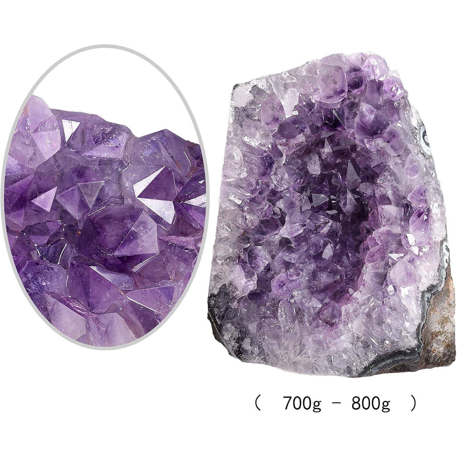 Amethyst Druse Groß Kristall Rohstein Dekoration Naturstein Cluster