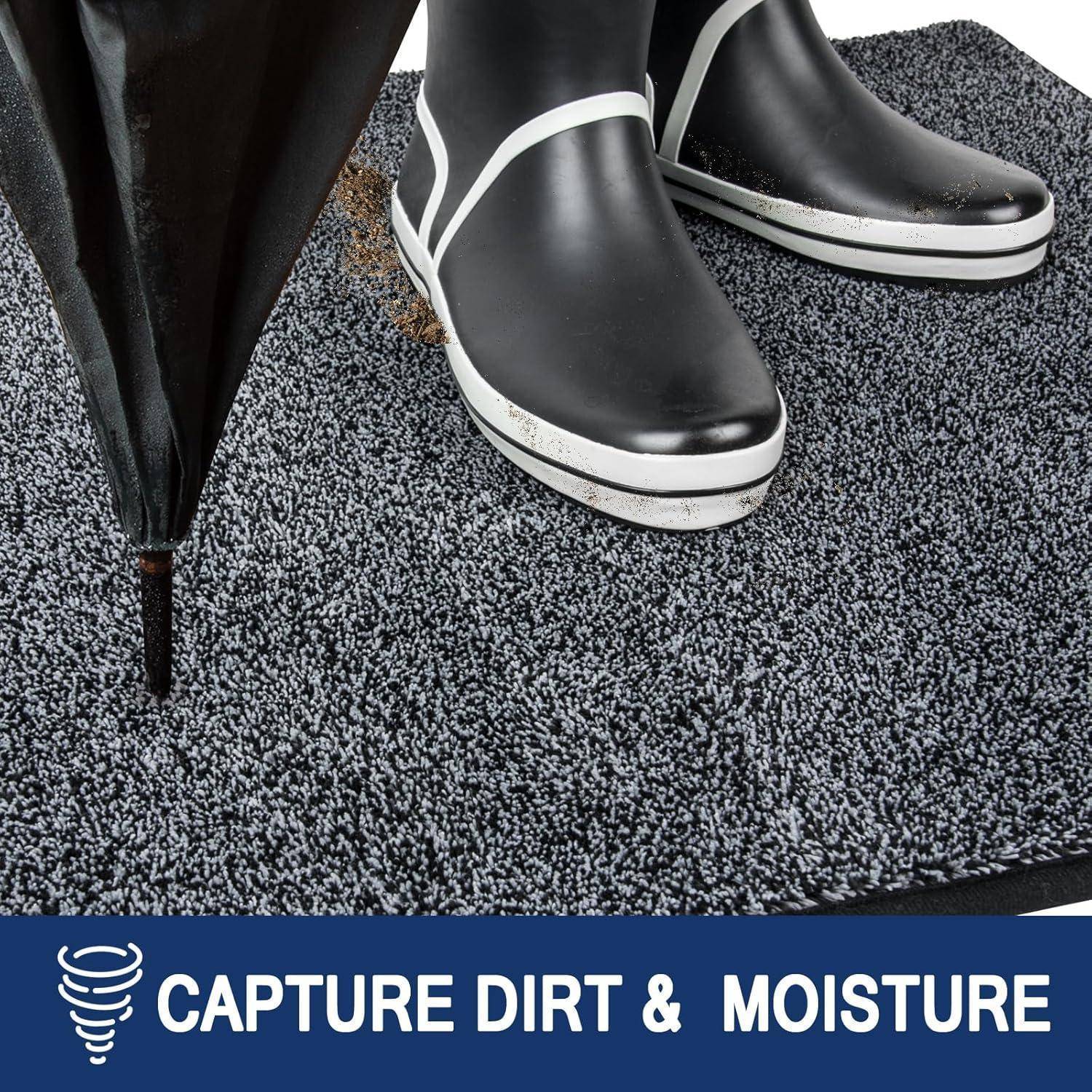 Schmutzfangmatte Innen 86x150cm rutschfeste Fußmatte Maschinenwaschbar