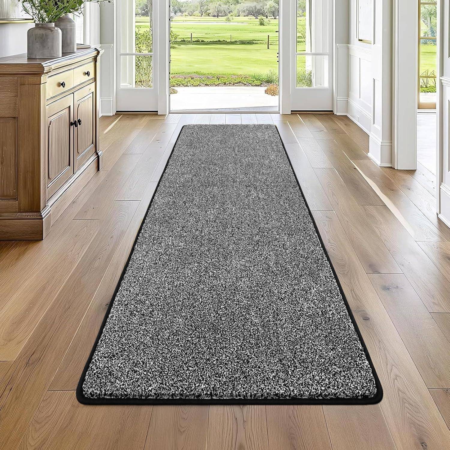 Lang Teppichläufer 60 x 180 cm rutschfest weich Schmutzfangmatte