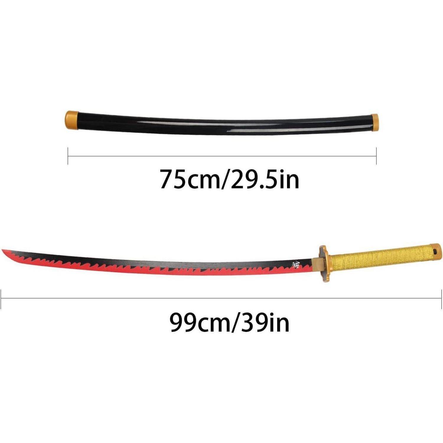 Cosplay Anime Bambus Schwert Katana 103cm ursprüngliche Animation 1:1