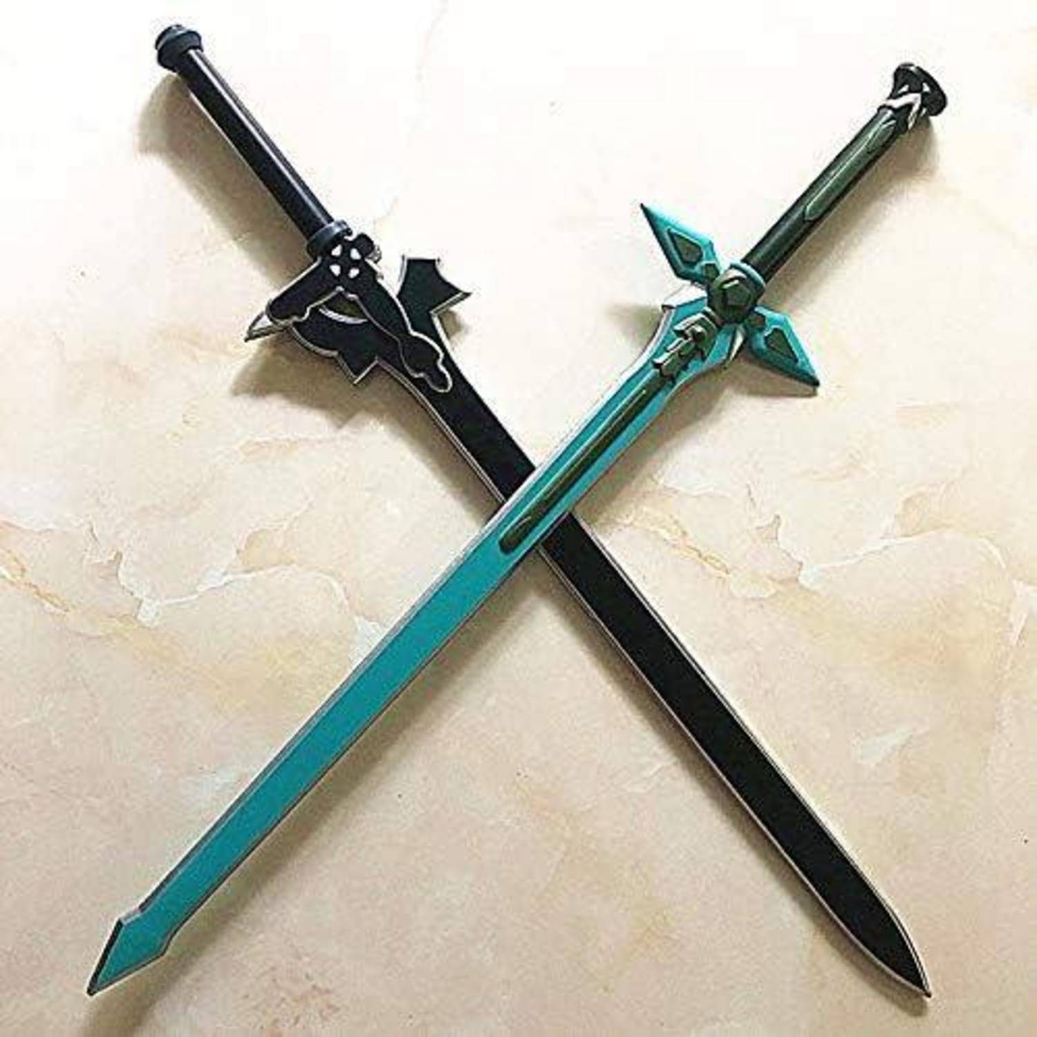 Halloween Cosplay Prop PU Foam Dark Repulser Kirito Sword Set
