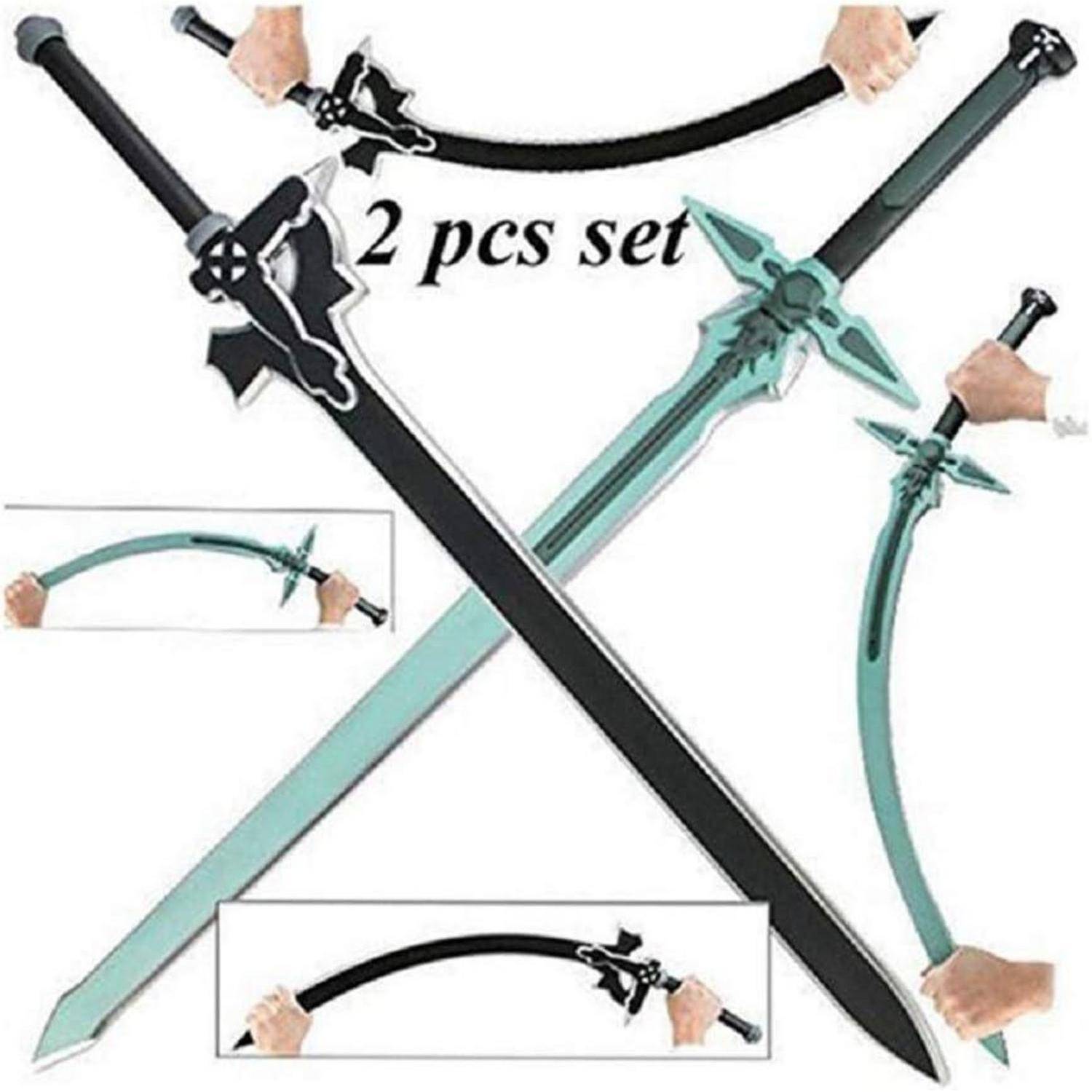 Halloween Cosplay Prop PU Foam Dark Repulser Kirito Sword Set