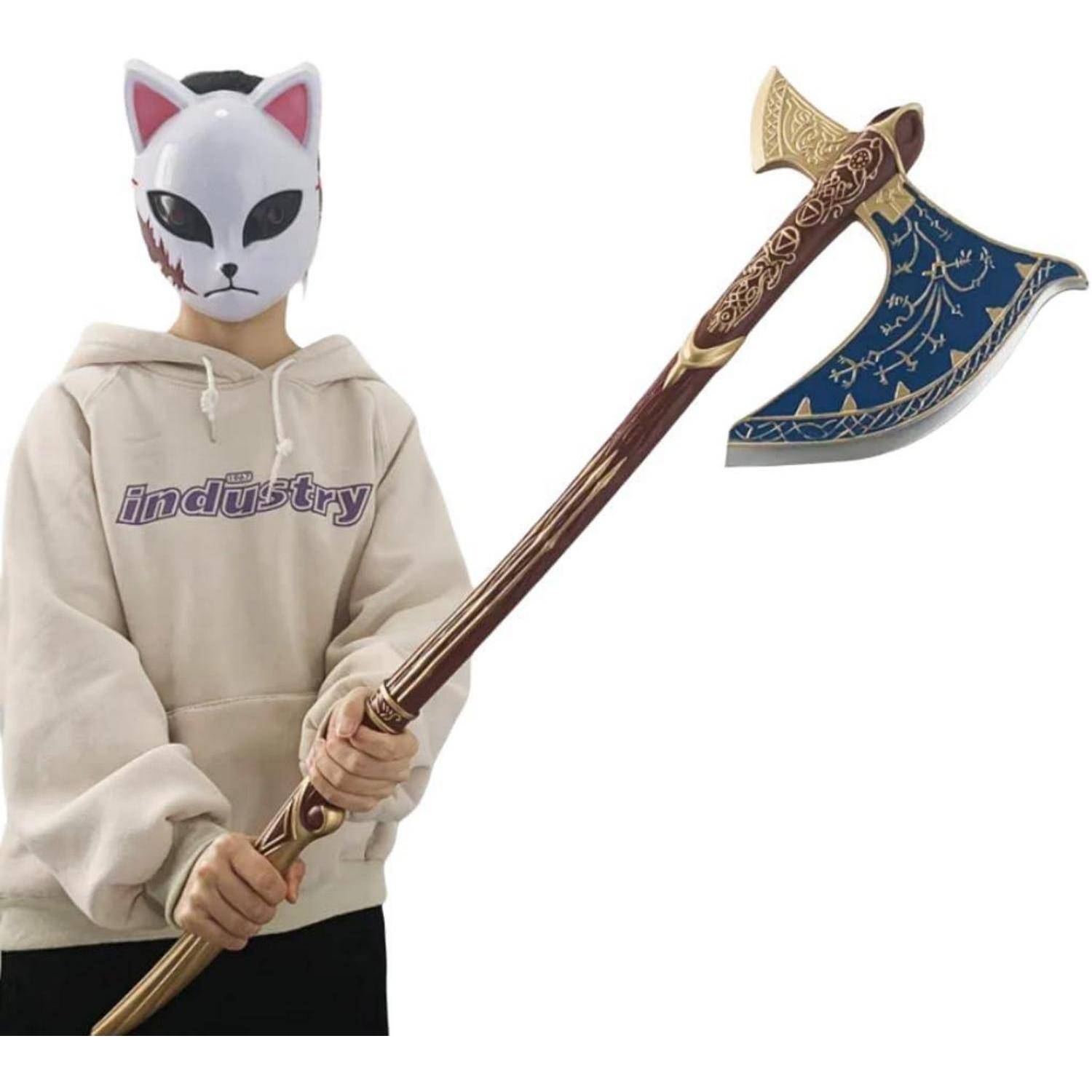 Halloween-Cosplay-Axt 94 cm LARP Schaumstoff RequisitenGod Kriegsaxt