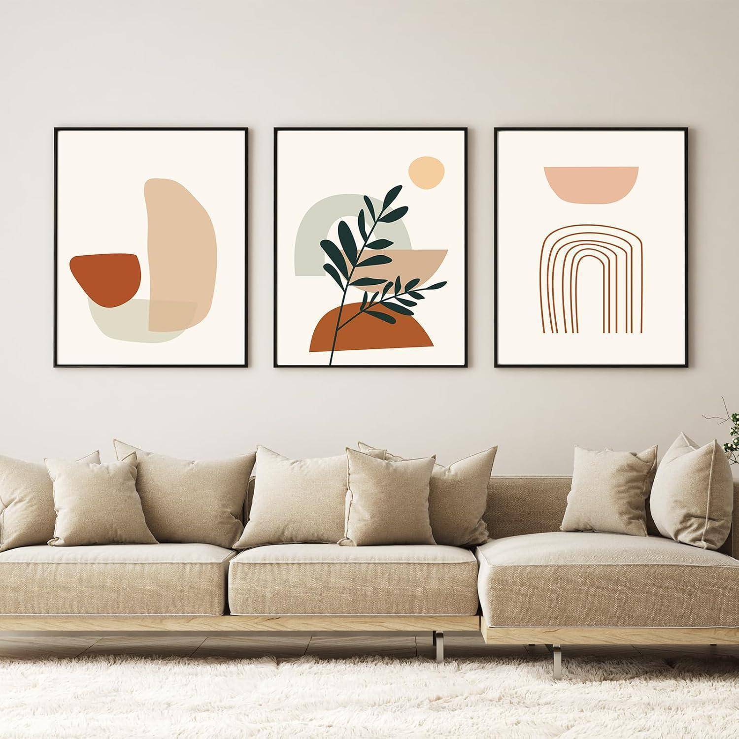 Leinwandbilder Kunstposter Wandbilder Poster 3PCS-60x90cm Geometrie 5